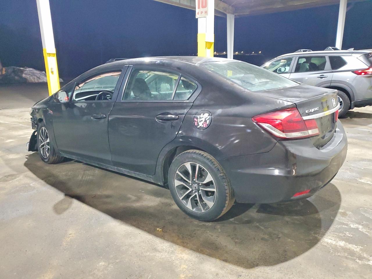 2013 Honda Civic Ex Черный vin: 19XFB2F84DE246303