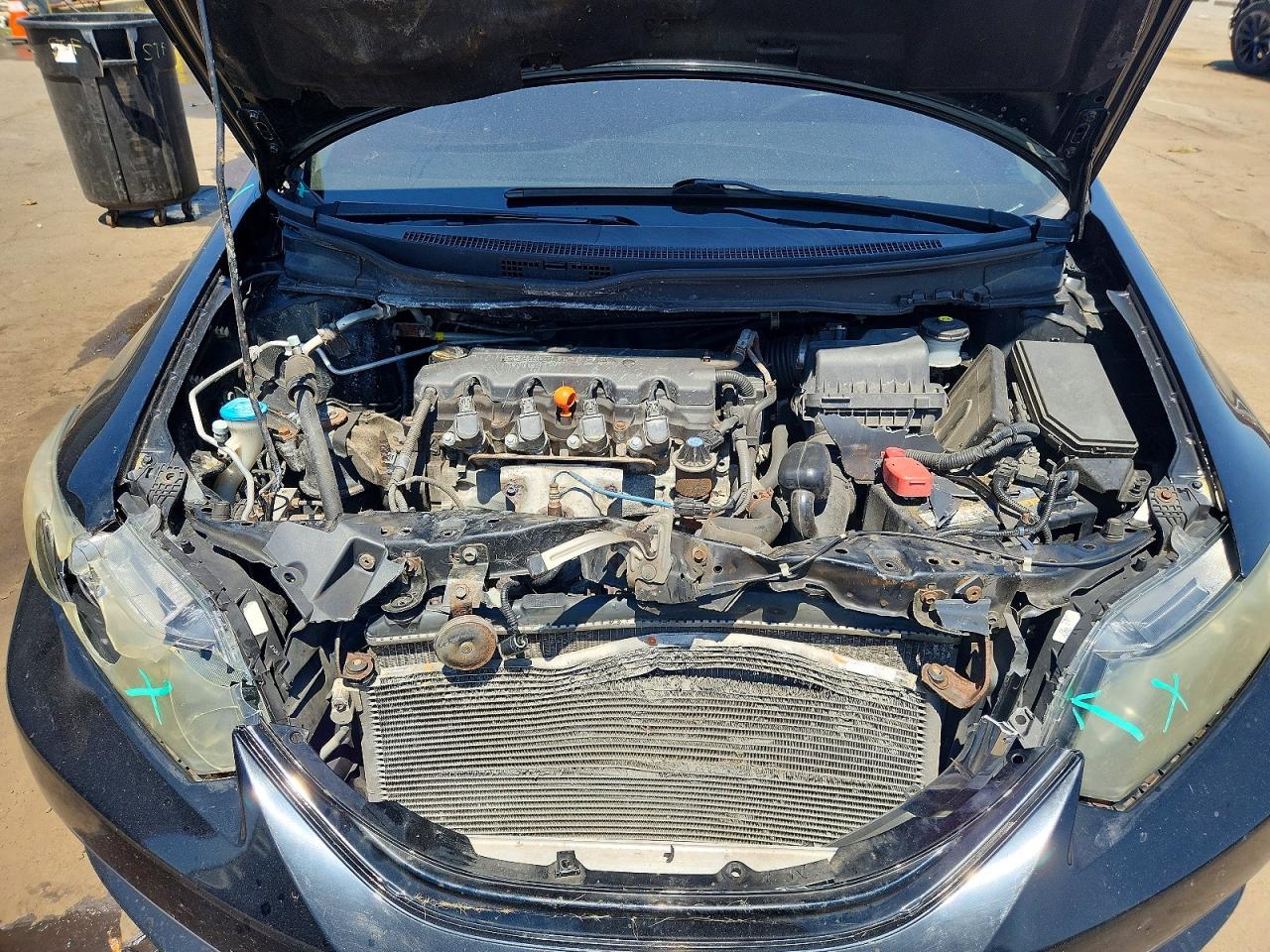 2013 Honda Civic Ex Black vin: 19XFB2F84DE253445