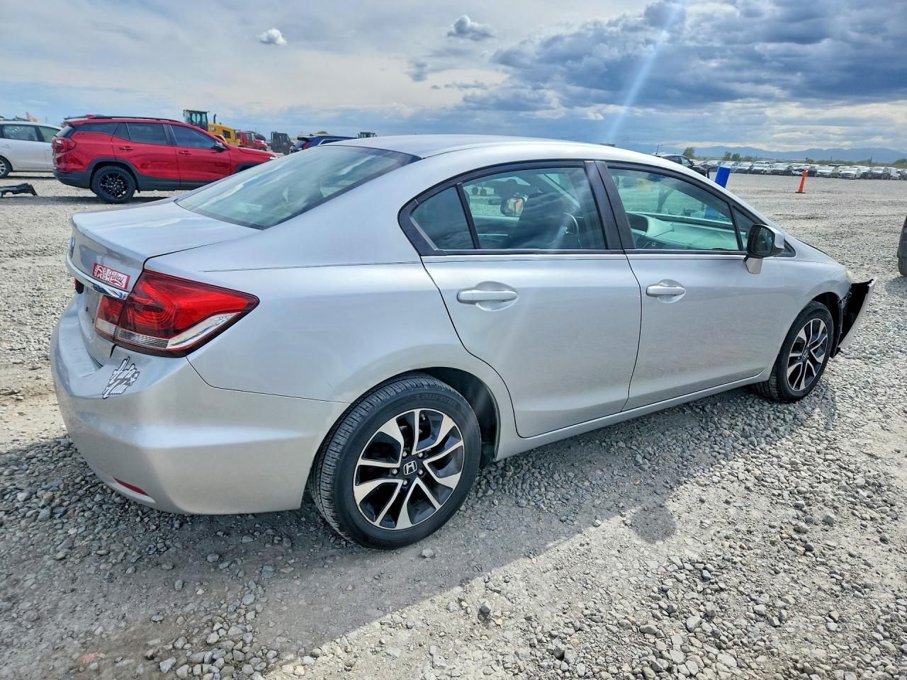 2013 Honda Civic Ex Серебряный vin: 19XFB2F84DE256409