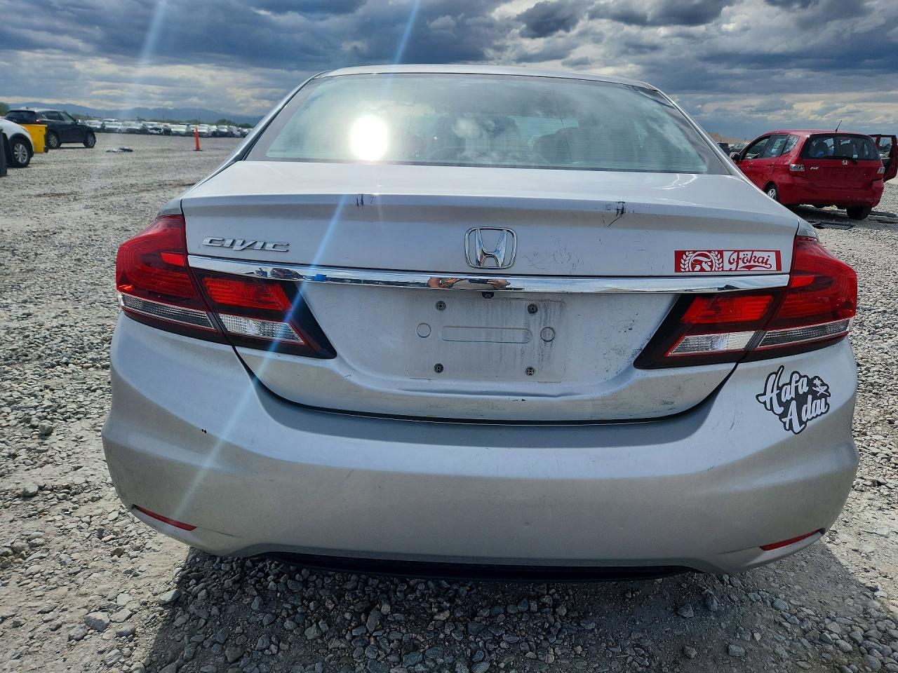 2013 Honda Civic Ex Серебряный vin: 19XFB2F84DE256409