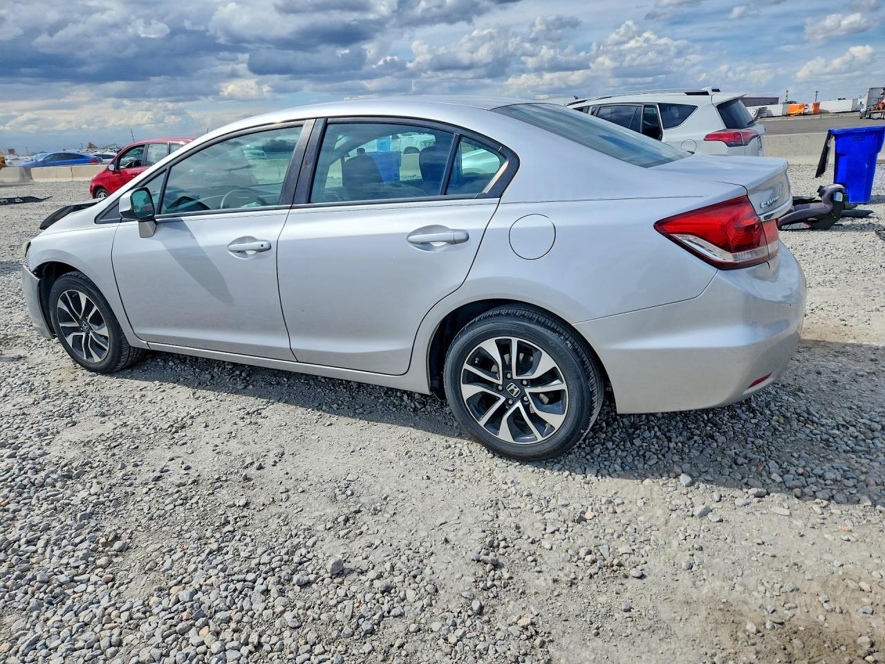 2013 Honda Civic Ex Серебряный vin: 19XFB2F84DE256409