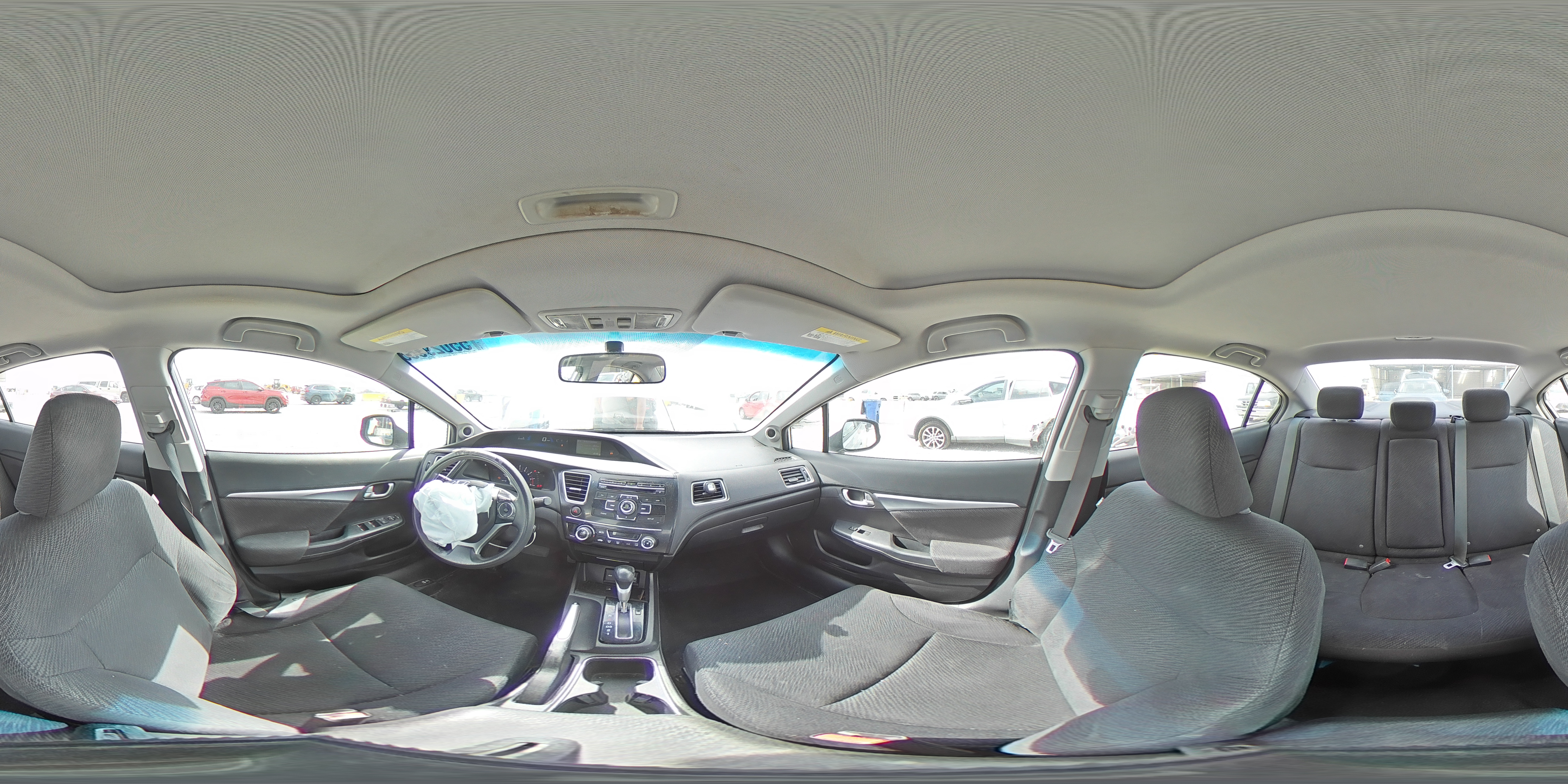 2013 Honda Civic Ex Серебряный vin: 19XFB2F84DE256409