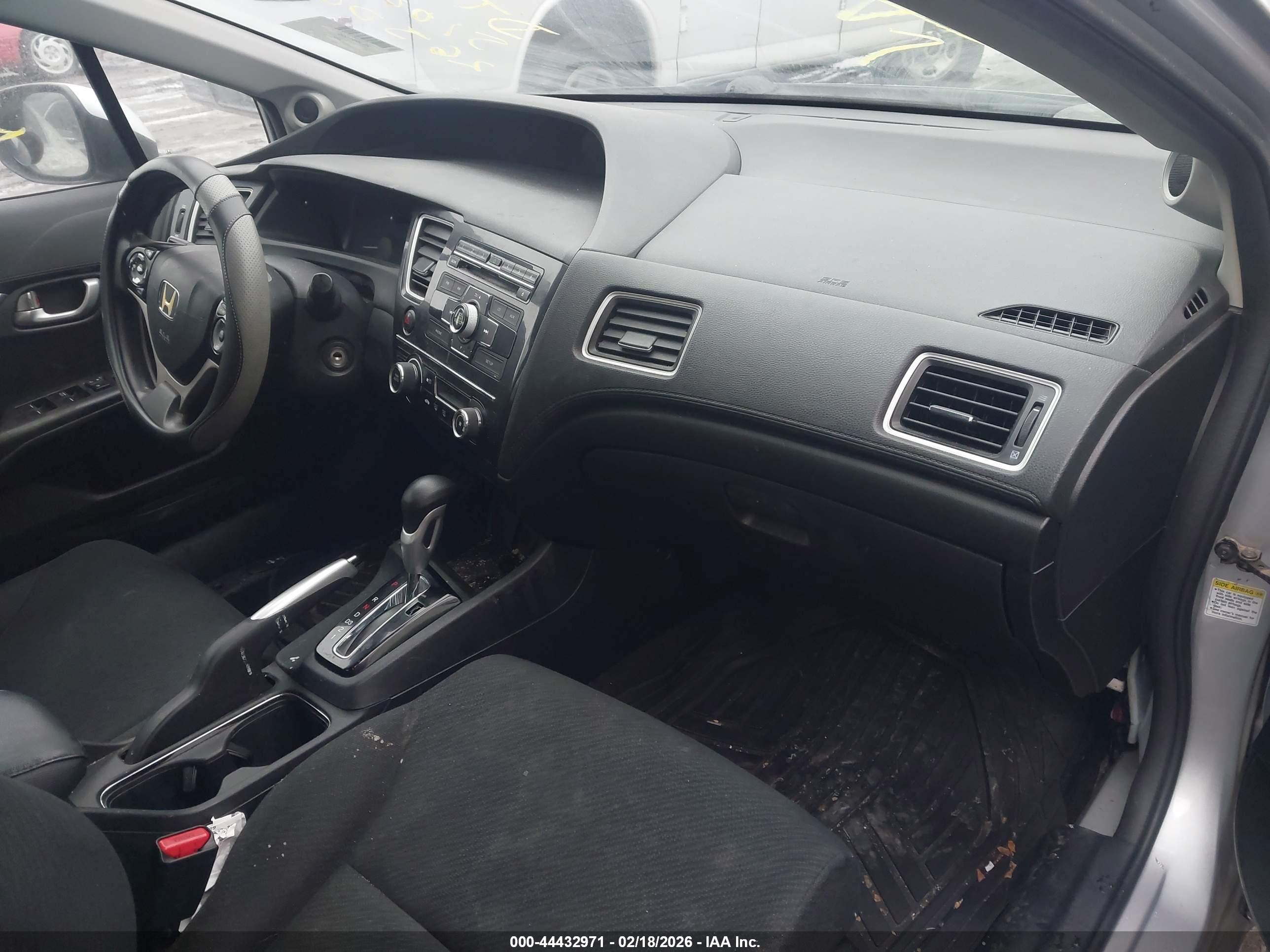 2013 Honda Civic Ex Silver vin: 19XFB2F84DE287823