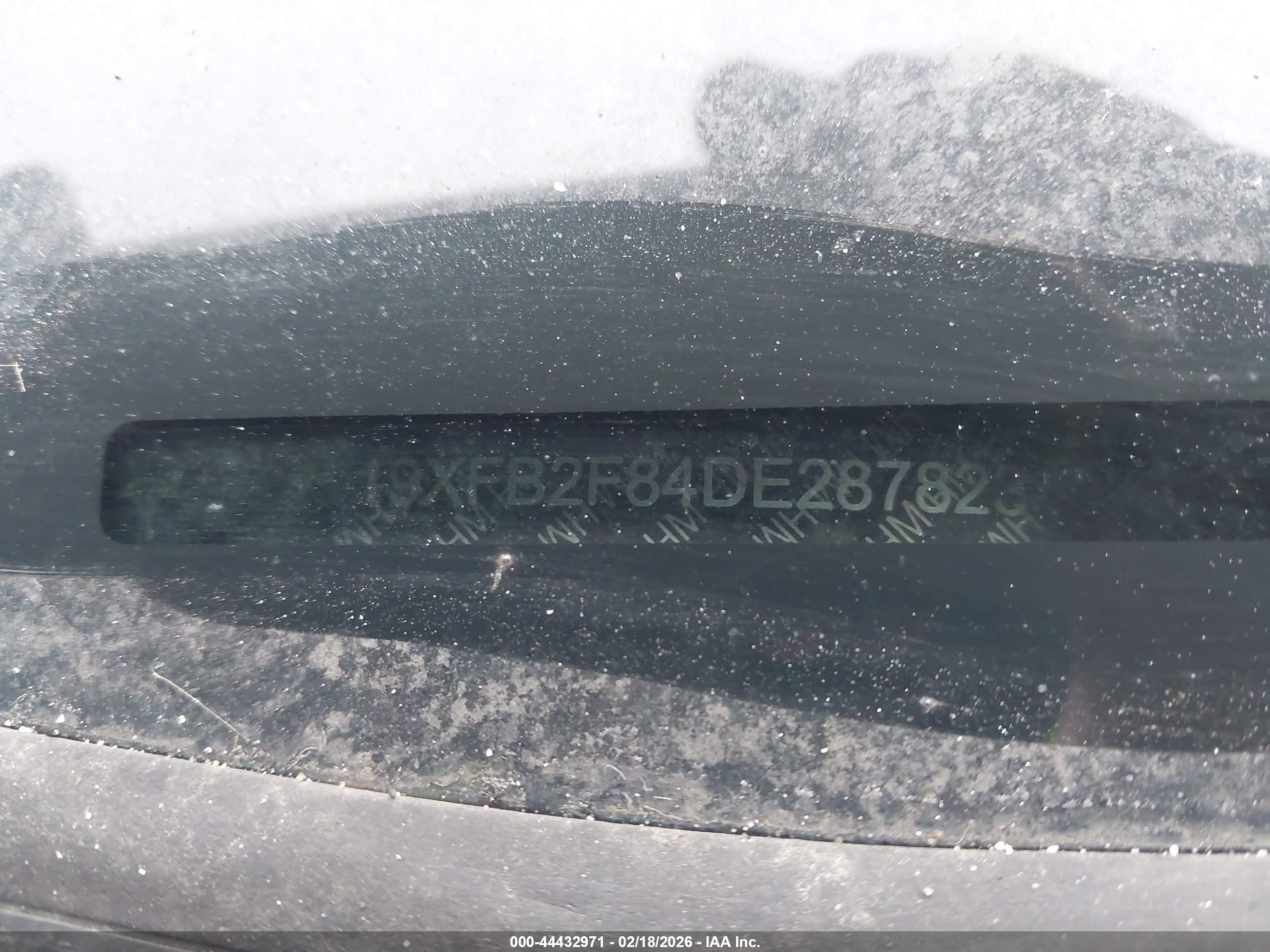 2013 Honda Civic Ex Silver vin: 19XFB2F84DE287823