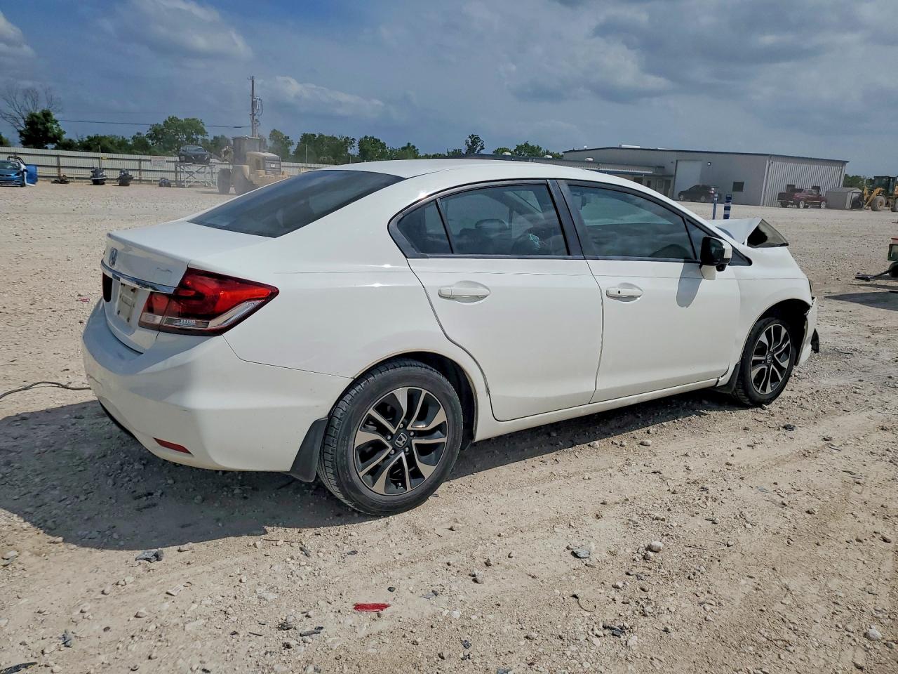 2014 Honda Civic Ex White vin: 19XFB2F84EE017380