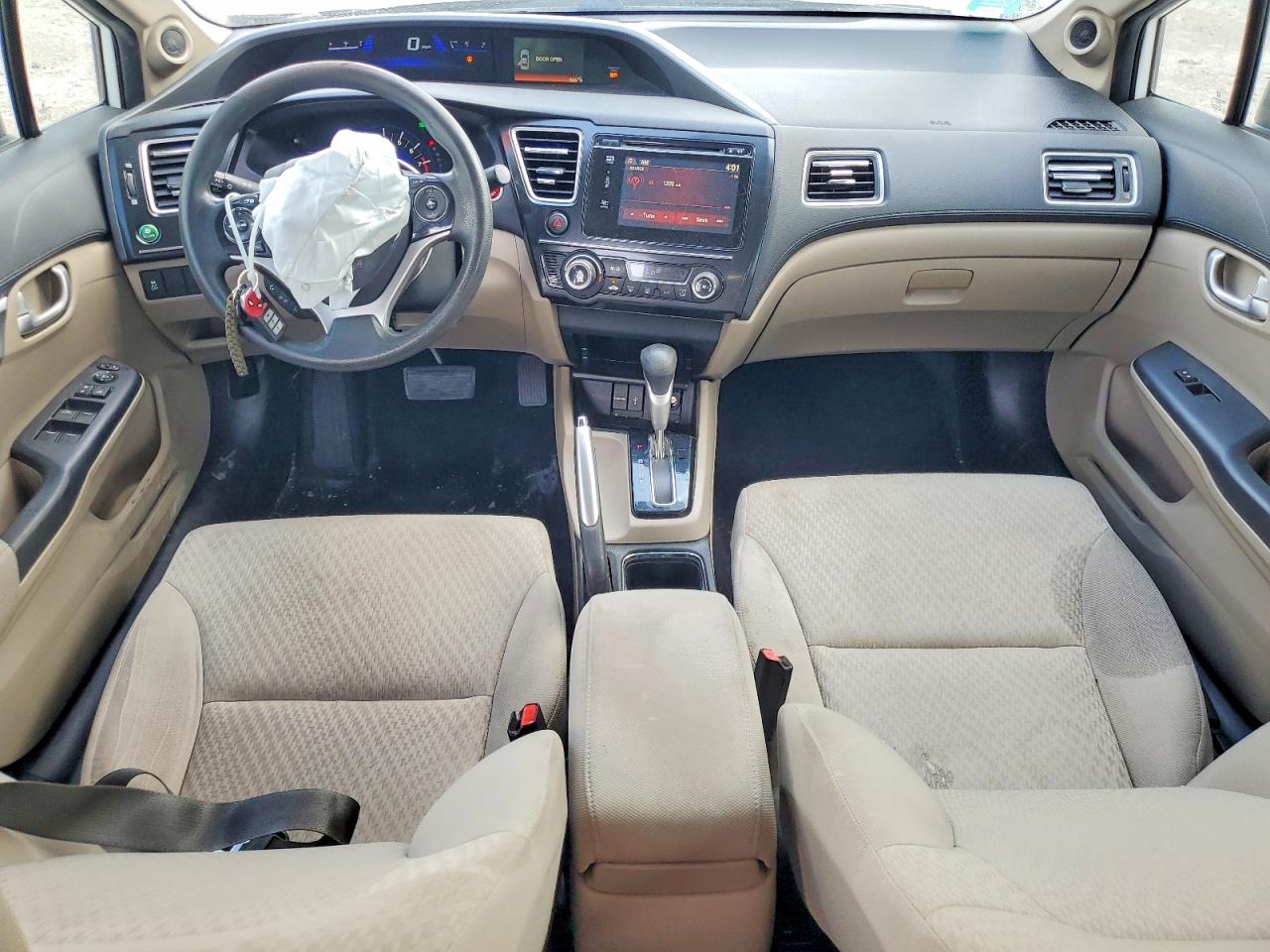 2014 Honda Civic Ex White vin: 19XFB2F84EE017380