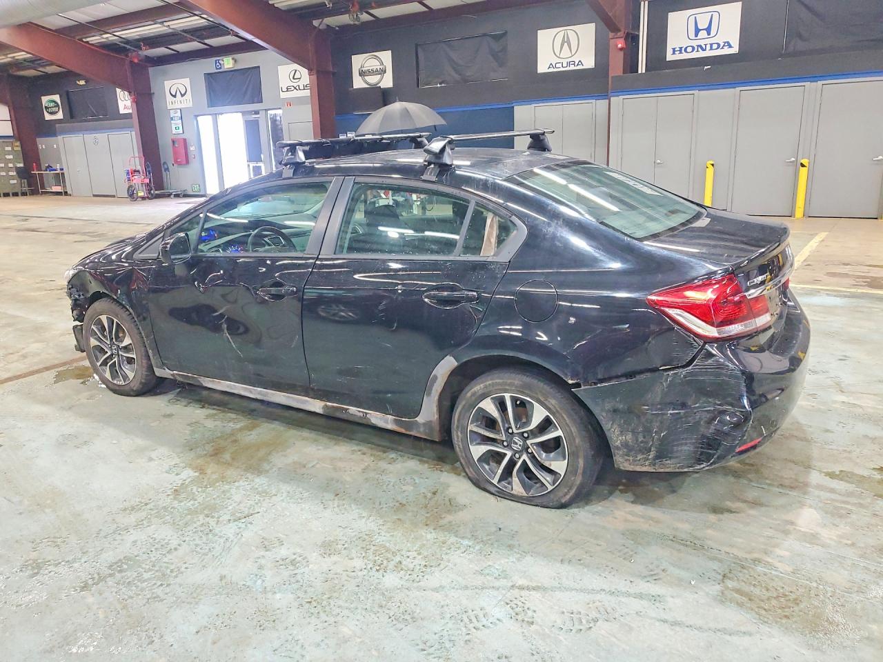 2014 Honda Civic Ex Black vin: 19XFB2F84EE019517