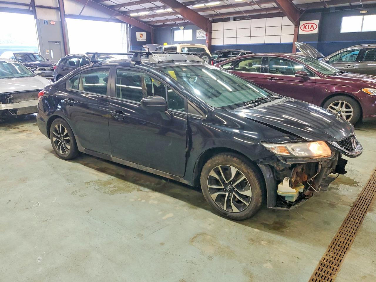 2014 Honda Civic Ex Black vin: 19XFB2F84EE019517
