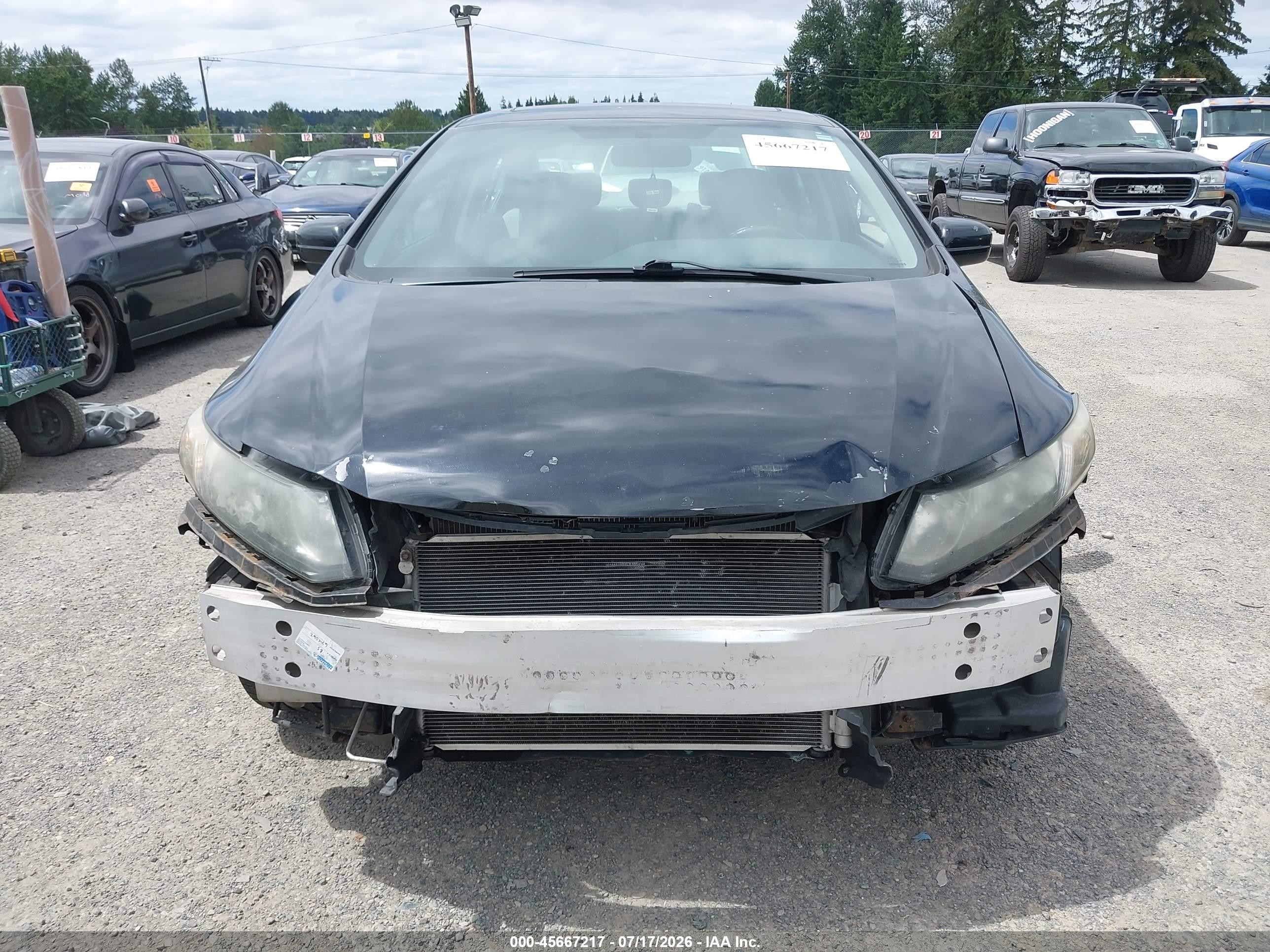 2014 Honda Civic Ex Black vin: 19XFB2F84EE022966