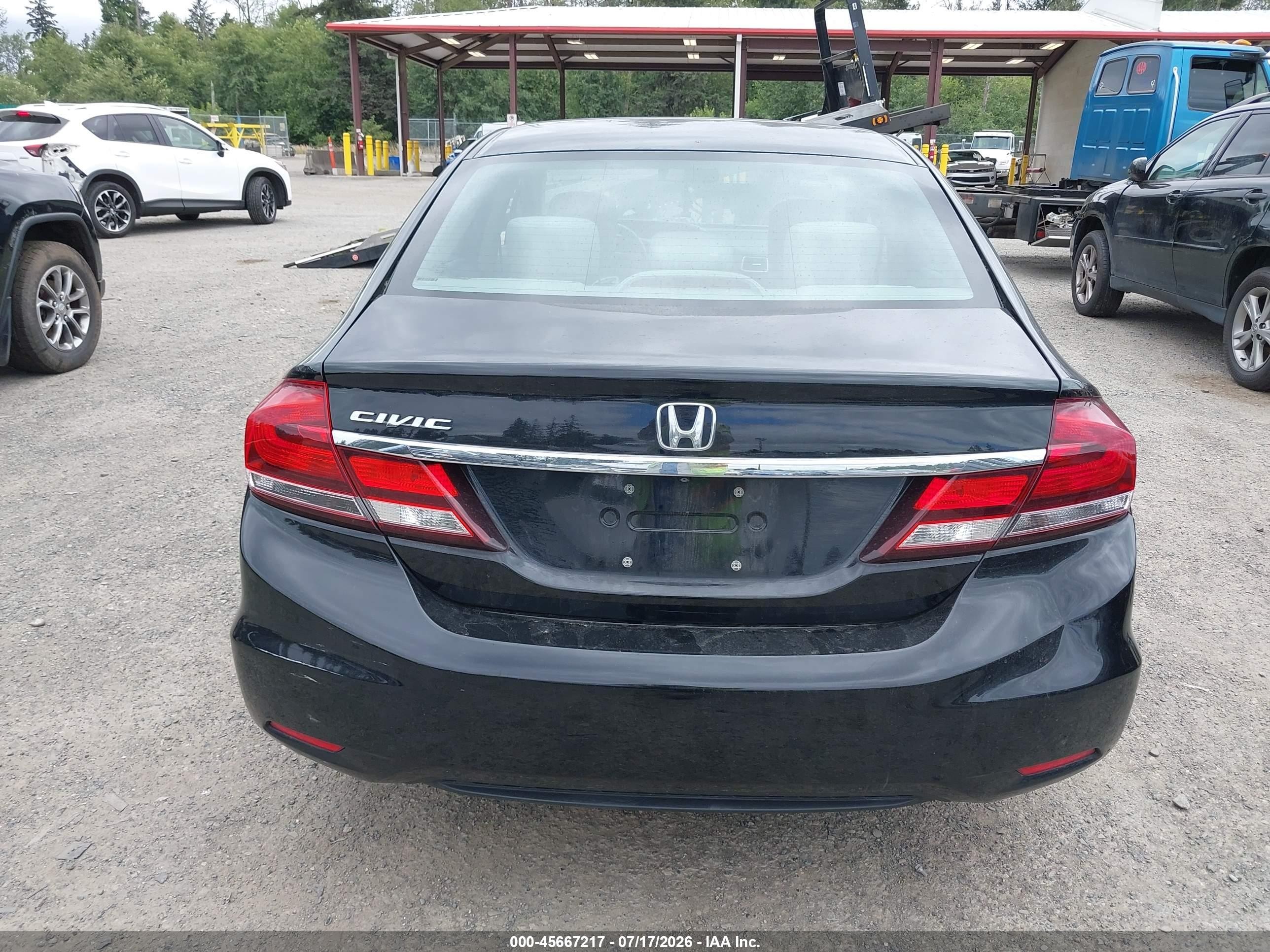 2014 Honda Civic Ex Black vin: 19XFB2F84EE022966
