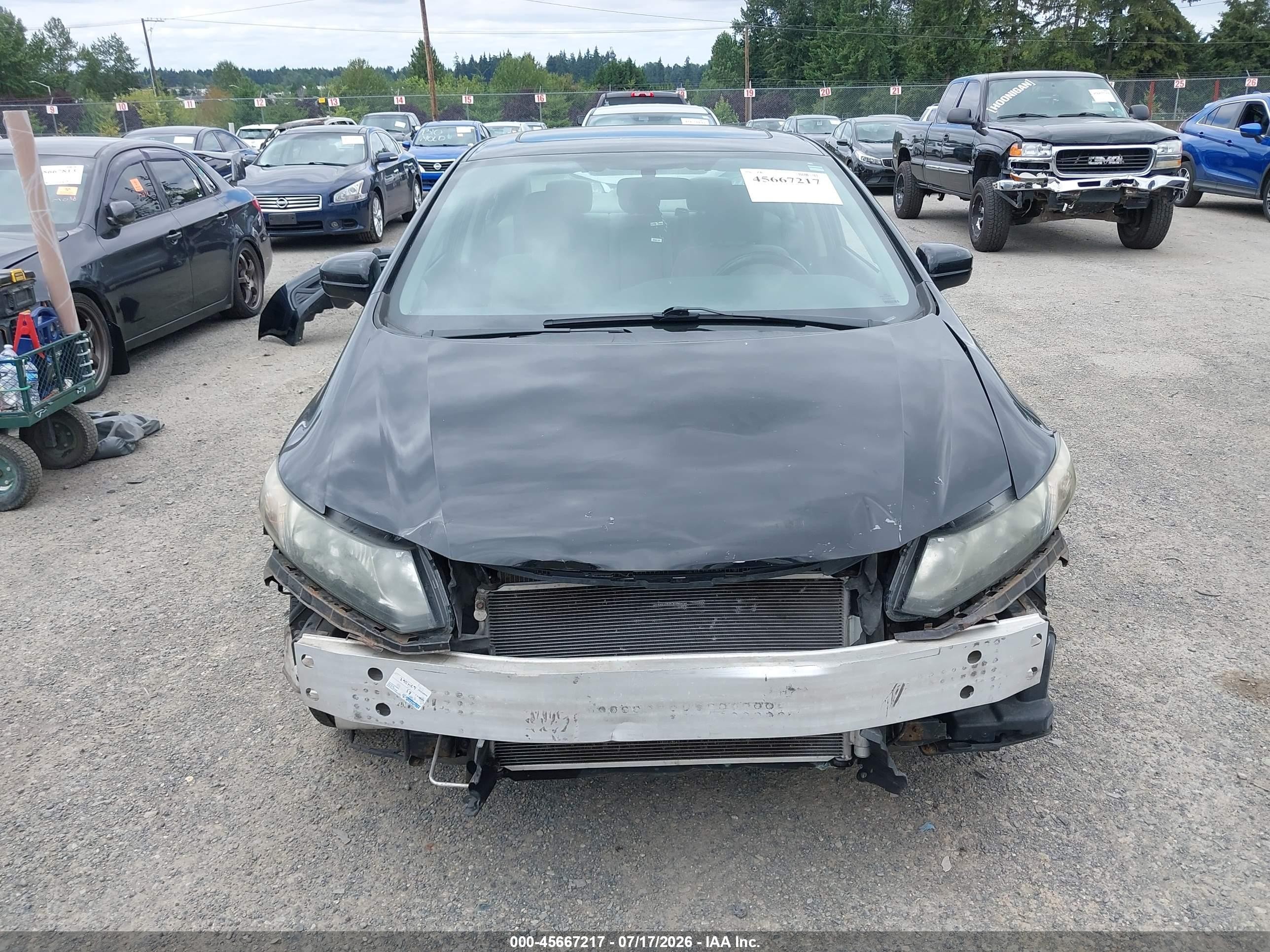 2014 Honda Civic Ex Black vin: 19XFB2F84EE022966