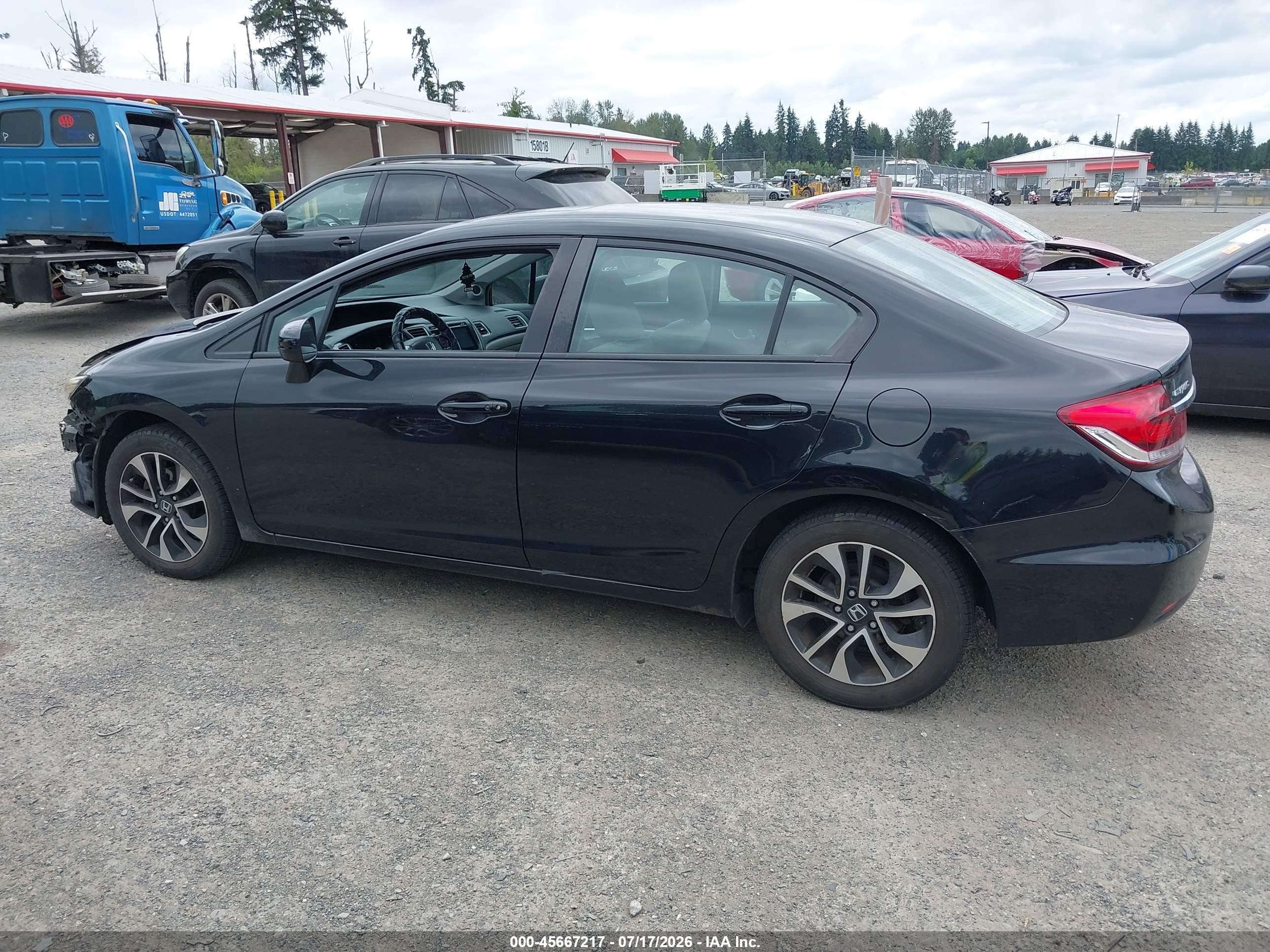 2014 Honda Civic Ex Black vin: 19XFB2F84EE022966