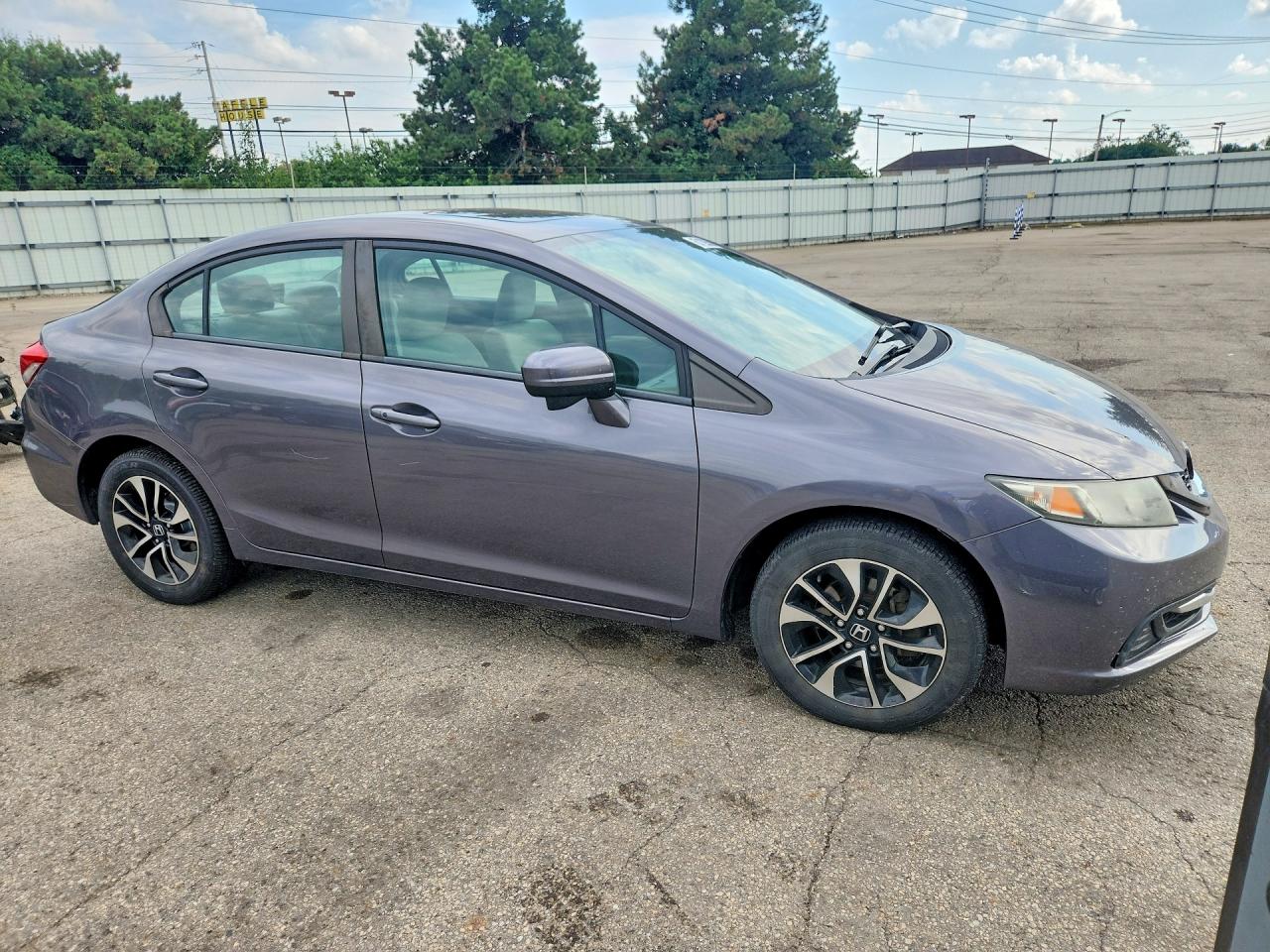 2014 Honda Civic Ex Gray vin: 19XFB2F84EE028007