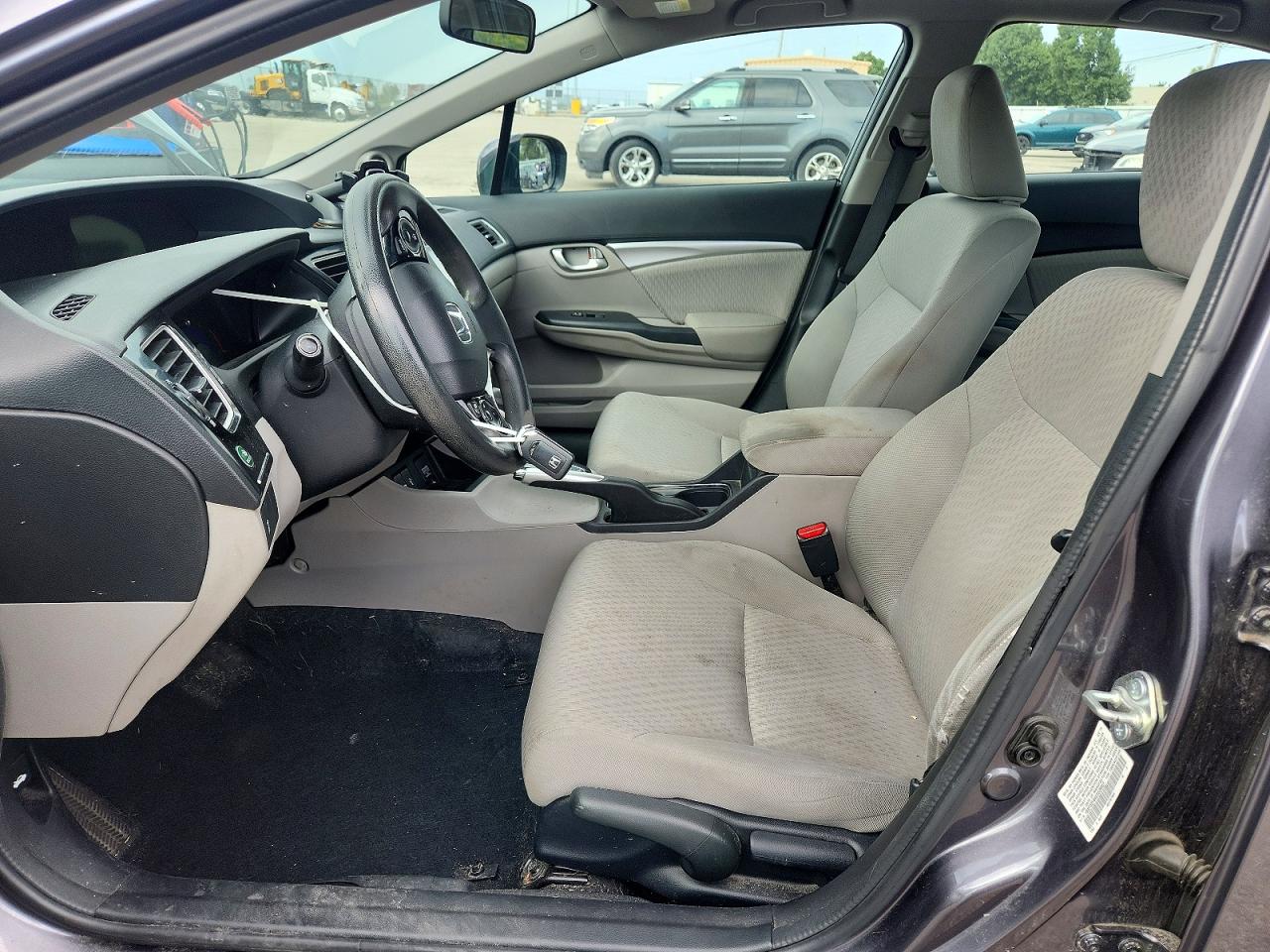 2014 Honda Civic Ex Gray vin: 19XFB2F84EE028007