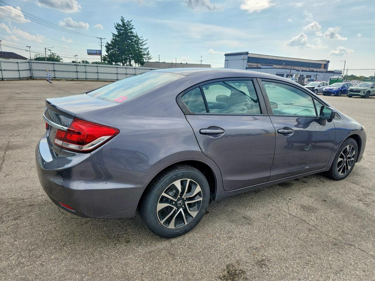 2014 Honda Civic Ex Gray vin: 19XFB2F84EE028007