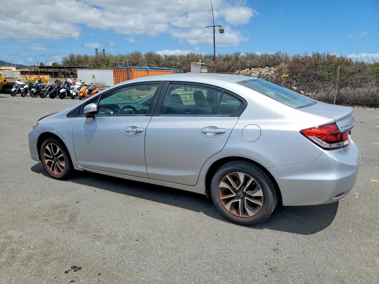 2014 Honda Civic Ex Silver vin: 19XFB2F84EE057359