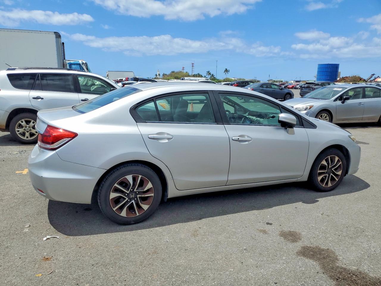2014 Honda Civic Ex Silver vin: 19XFB2F84EE057359