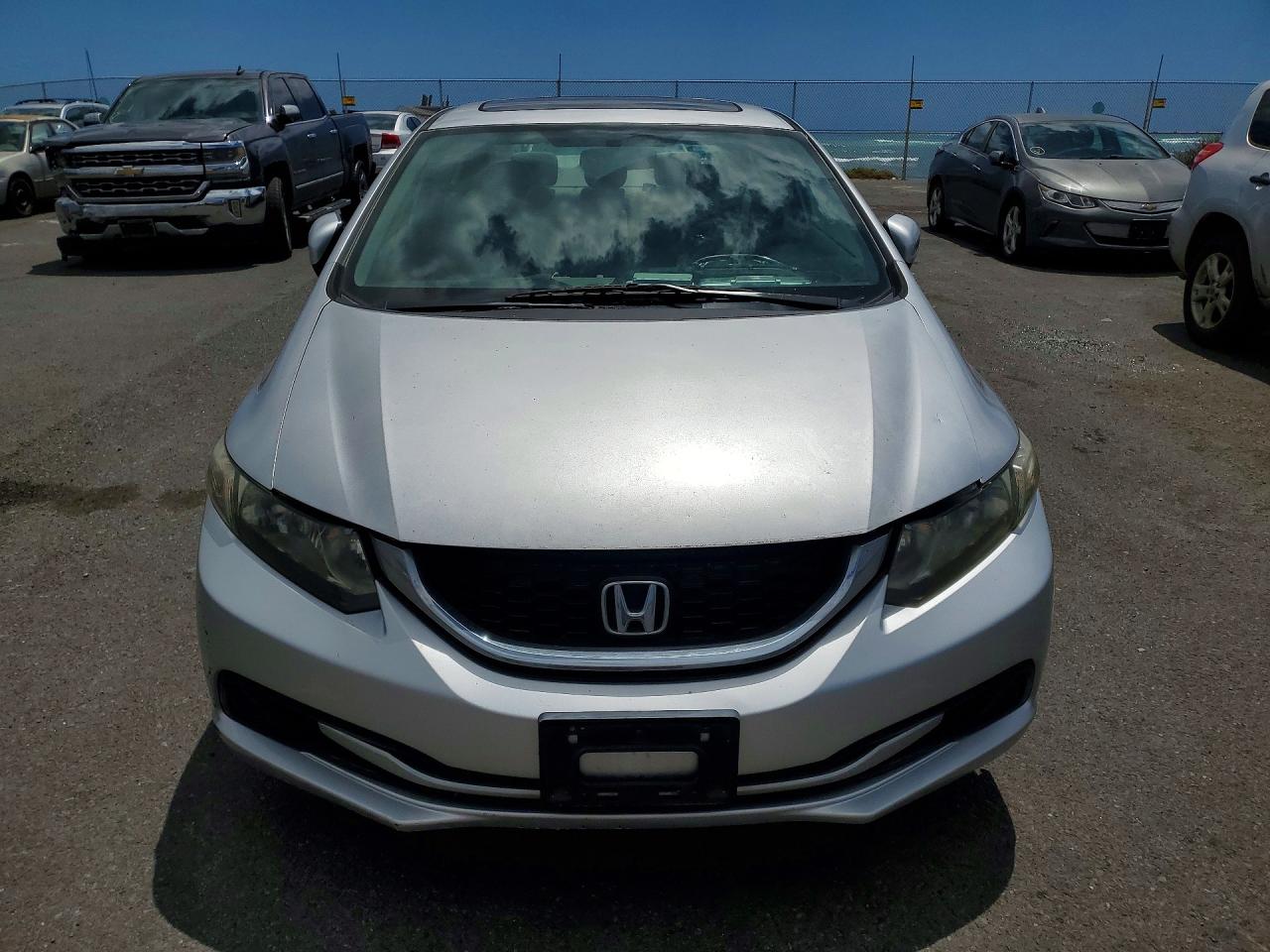 2014 Honda Civic Ex Silver vin: 19XFB2F84EE057359