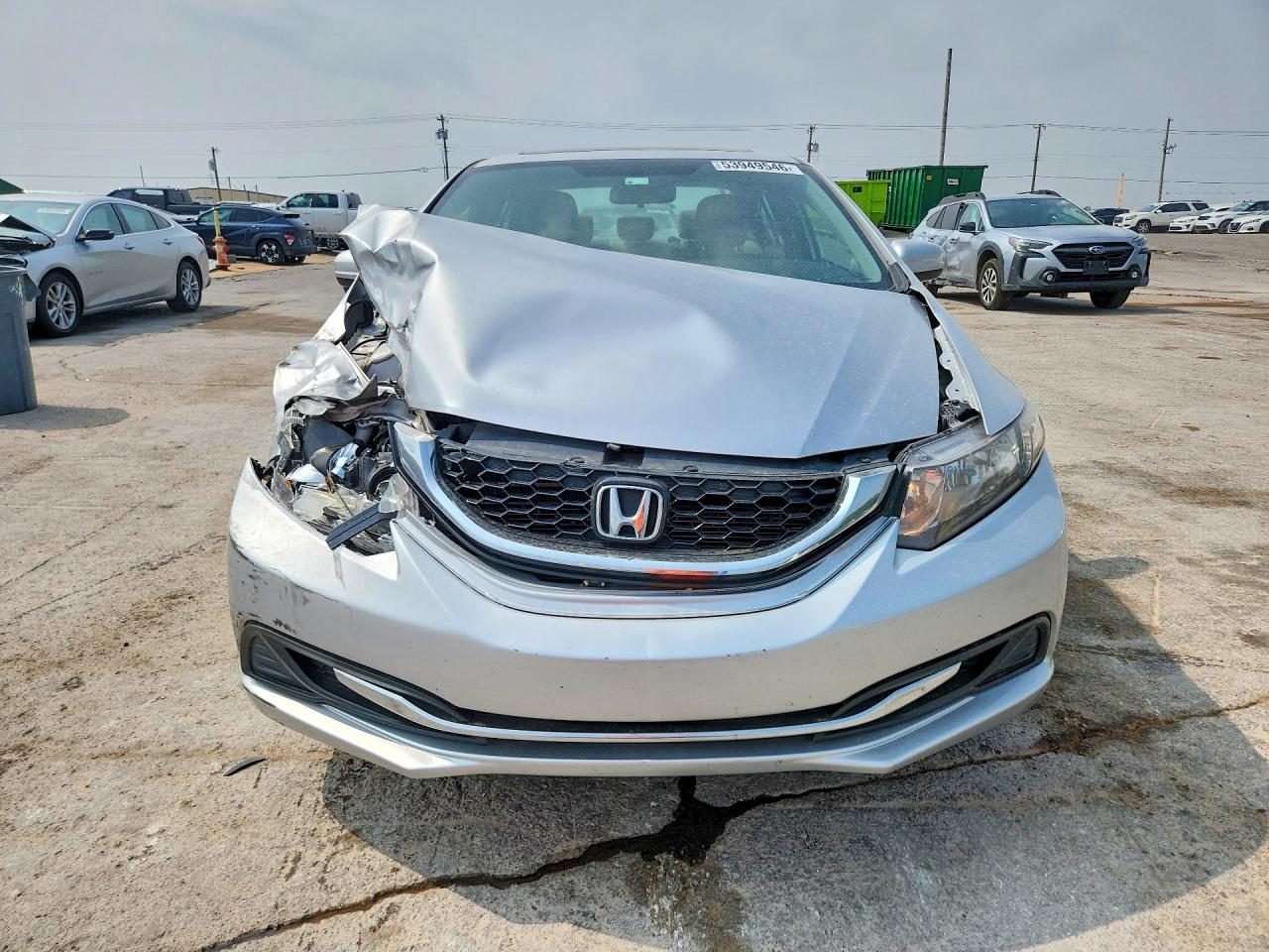 2014 Honda Civic Ex Silver vin: 19XFB2F84EE082777
