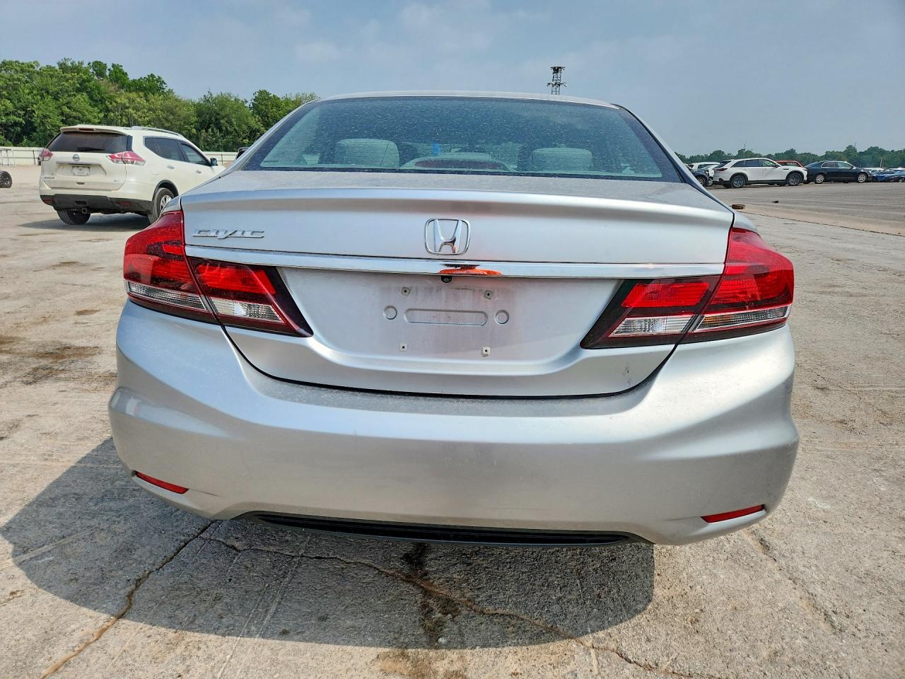 2014 Honda Civic Ex Silver vin: 19XFB2F84EE082777