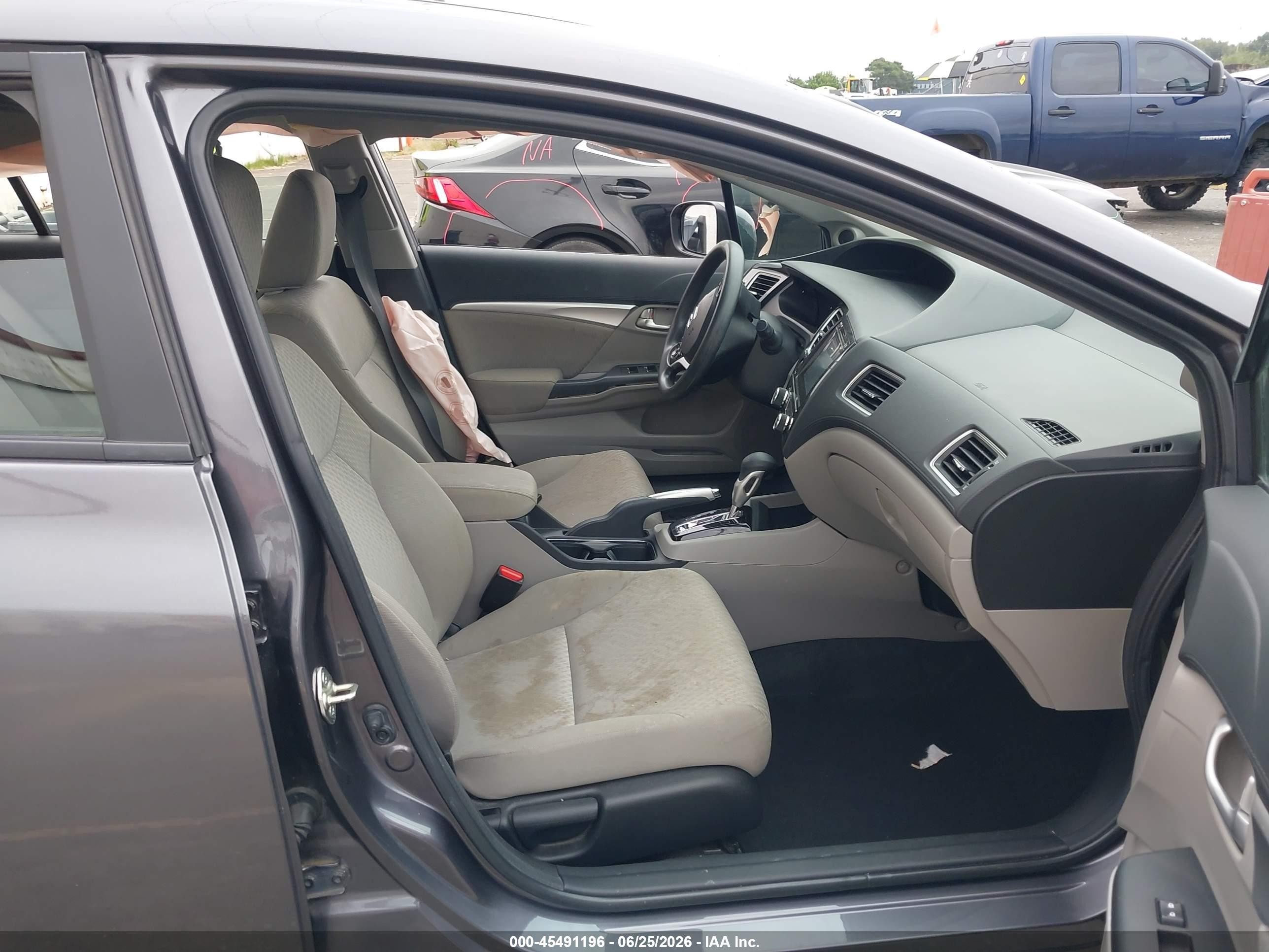 2014 Honda Civic Ex Gray vin: 19XFB2F84EE213593