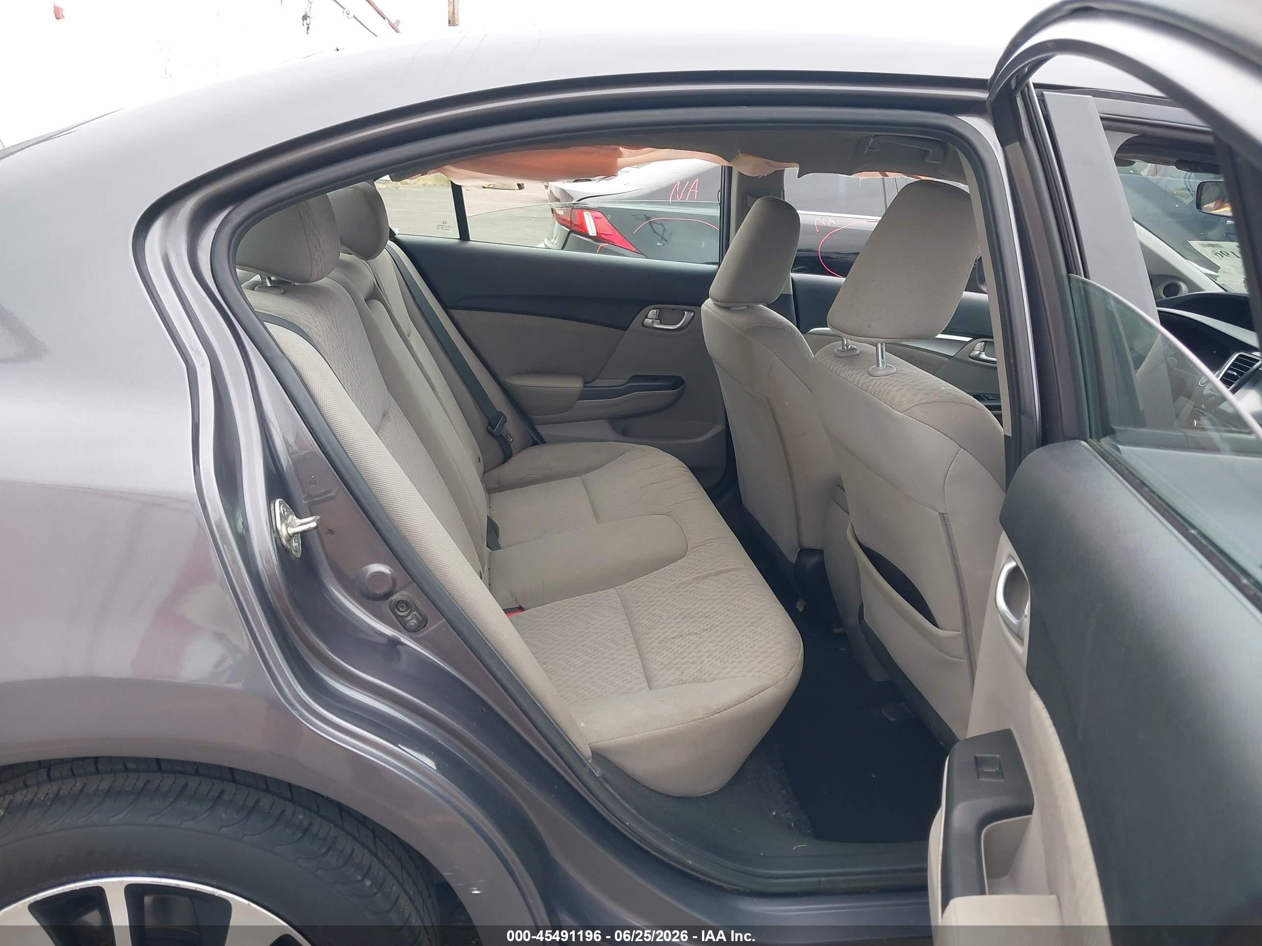 2014 Honda Civic Ex Gray vin: 19XFB2F84EE213593