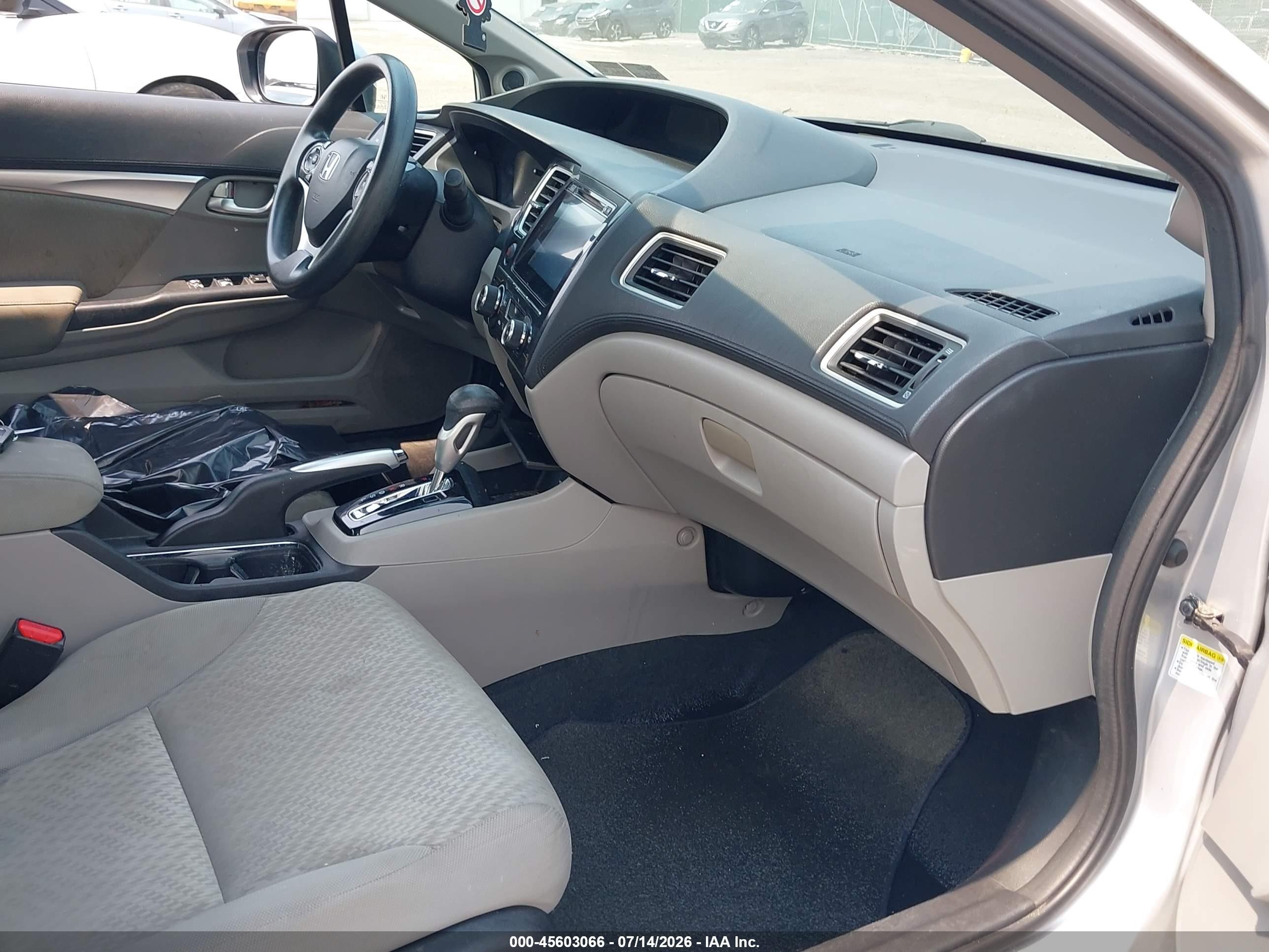 2014 Honda Civic Ex Silver vin: 19XFB2F84EE220401