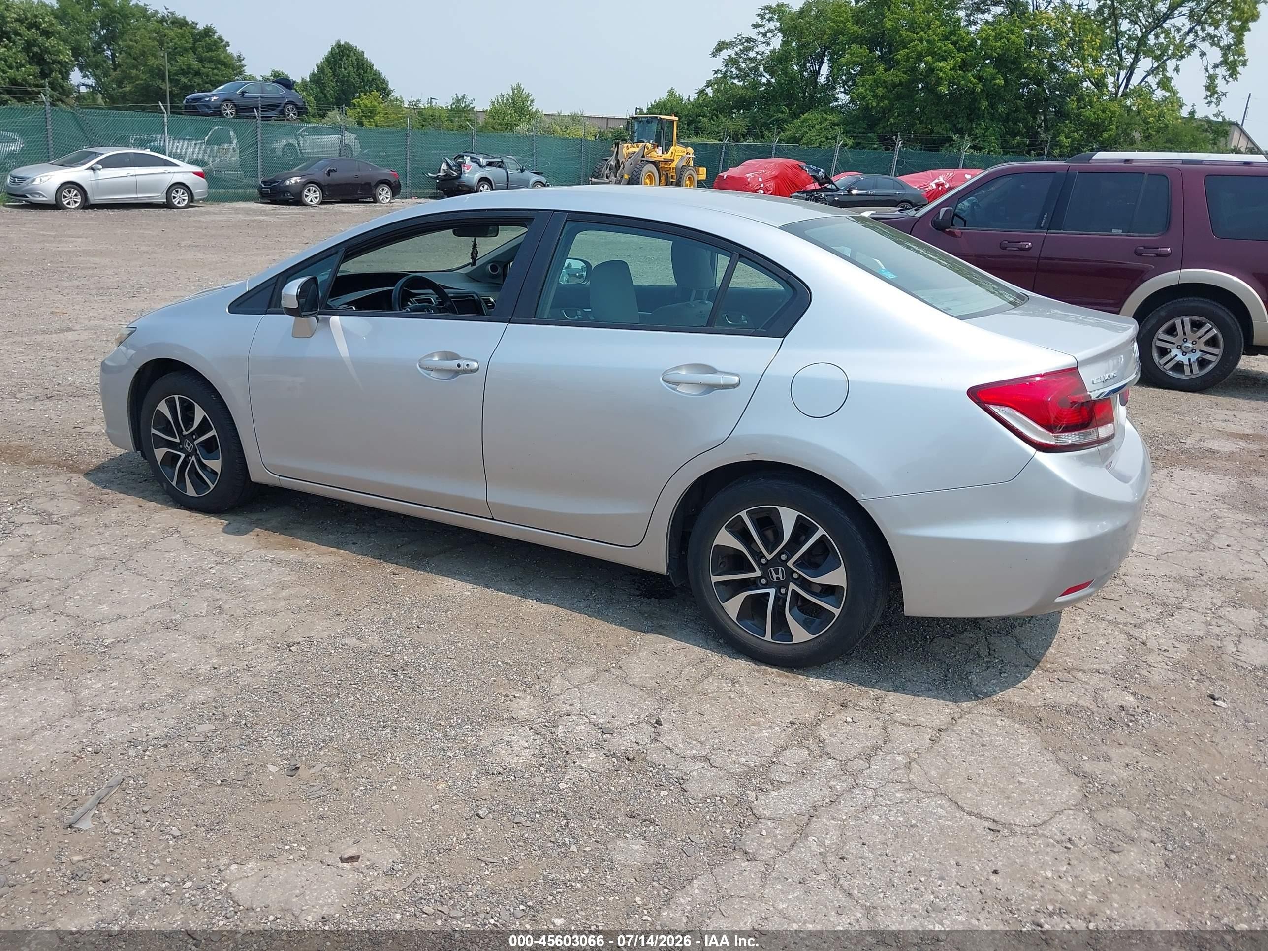 2014 Honda Civic Ex Silver vin: 19XFB2F84EE220401