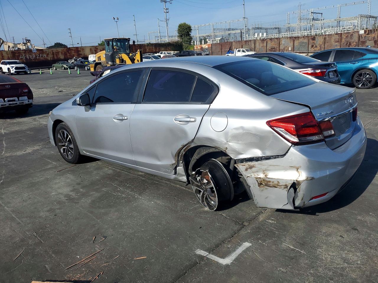2014 Honda Civic Ex Silver vin: 19XFB2F84EE244214