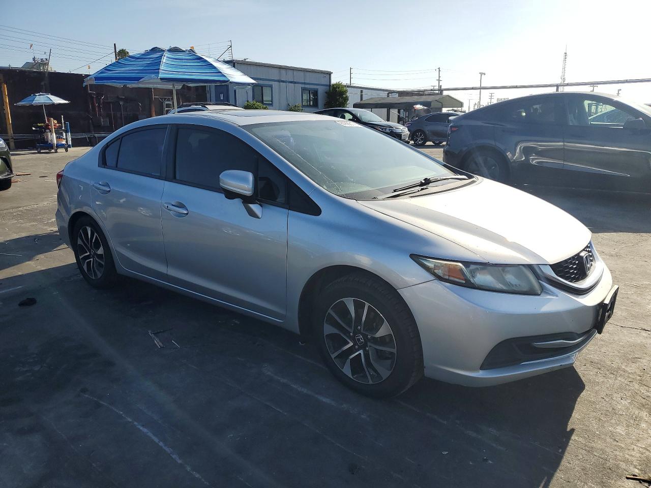 2014 Honda Civic Ex Silver vin: 19XFB2F84EE244214