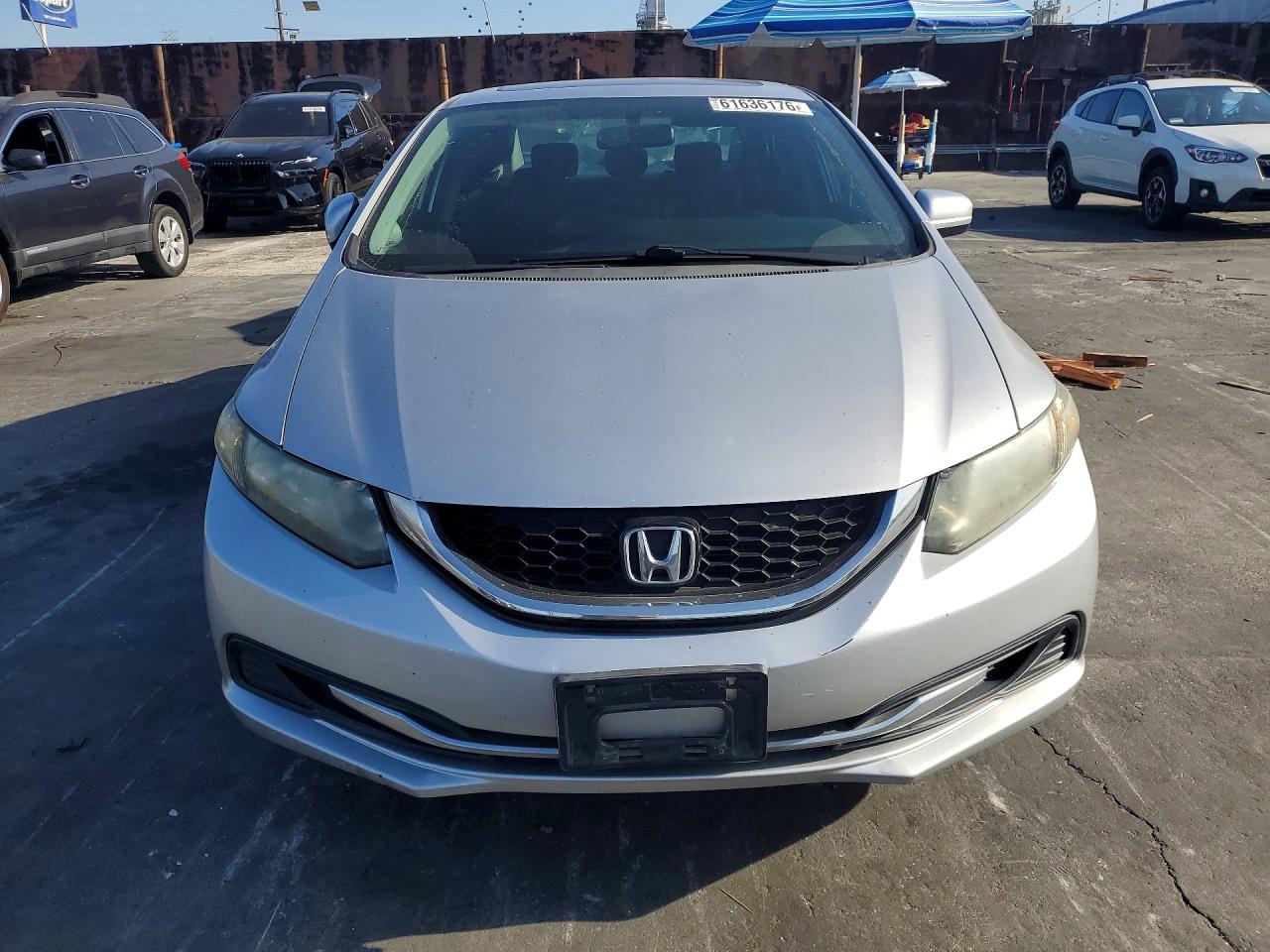 2014 Honda Civic Ex Silver vin: 19XFB2F84EE244214