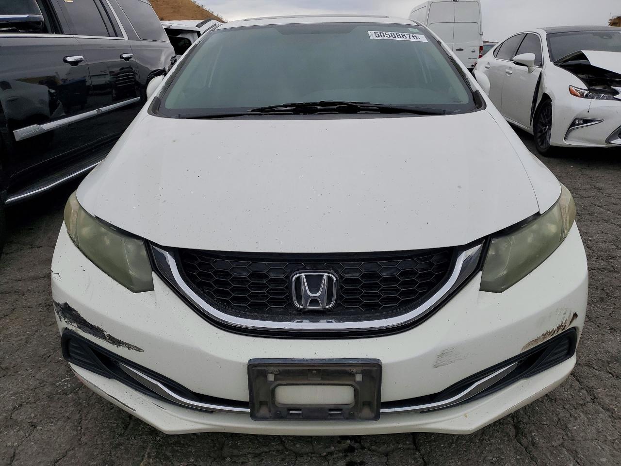 2014 Honda Civic Ex Белый vin: 19XFB2F84EE247517