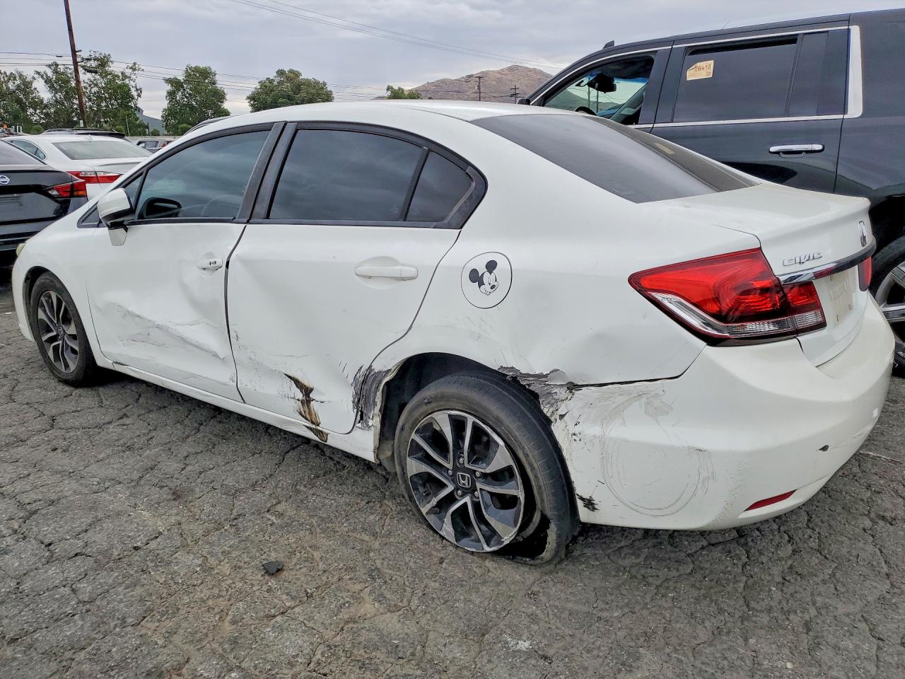 2014 Honda Civic Ex Белый vin: 19XFB2F84EE247517