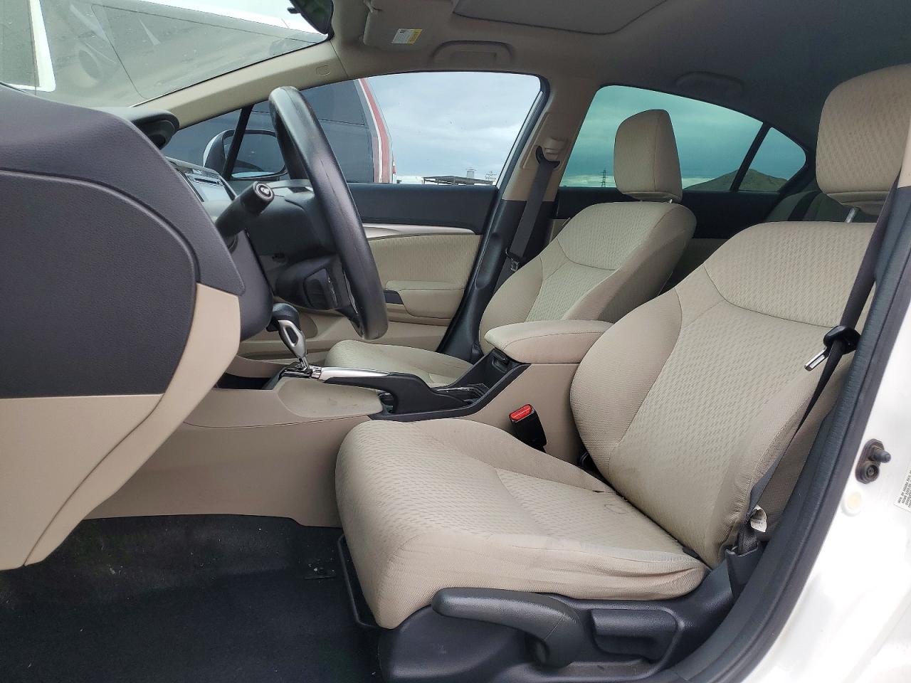 2014 Honda Civic Ex Белый vin: 19XFB2F84EE247517