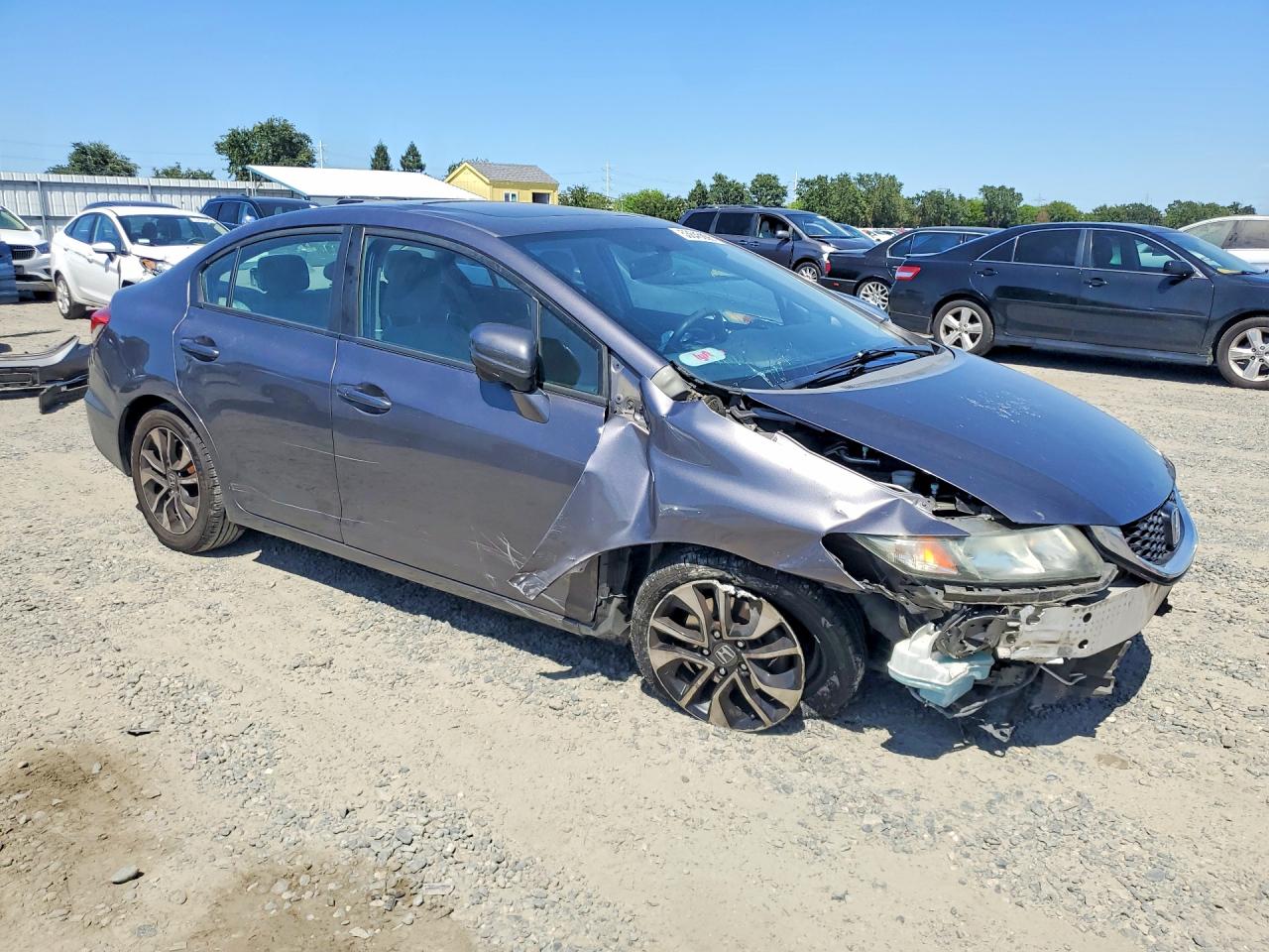 2014 Honda Civic Ex Gray vin: 19XFB2F84EE259084