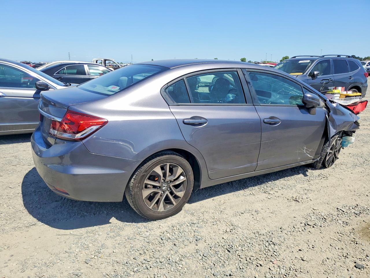 2014 Honda Civic Ex Gray vin: 19XFB2F84EE259084