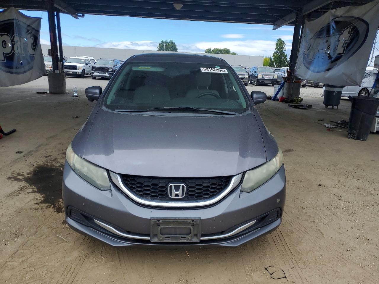 2014 Honda Civic Ex Gray vin: 19XFB2F84EE259165