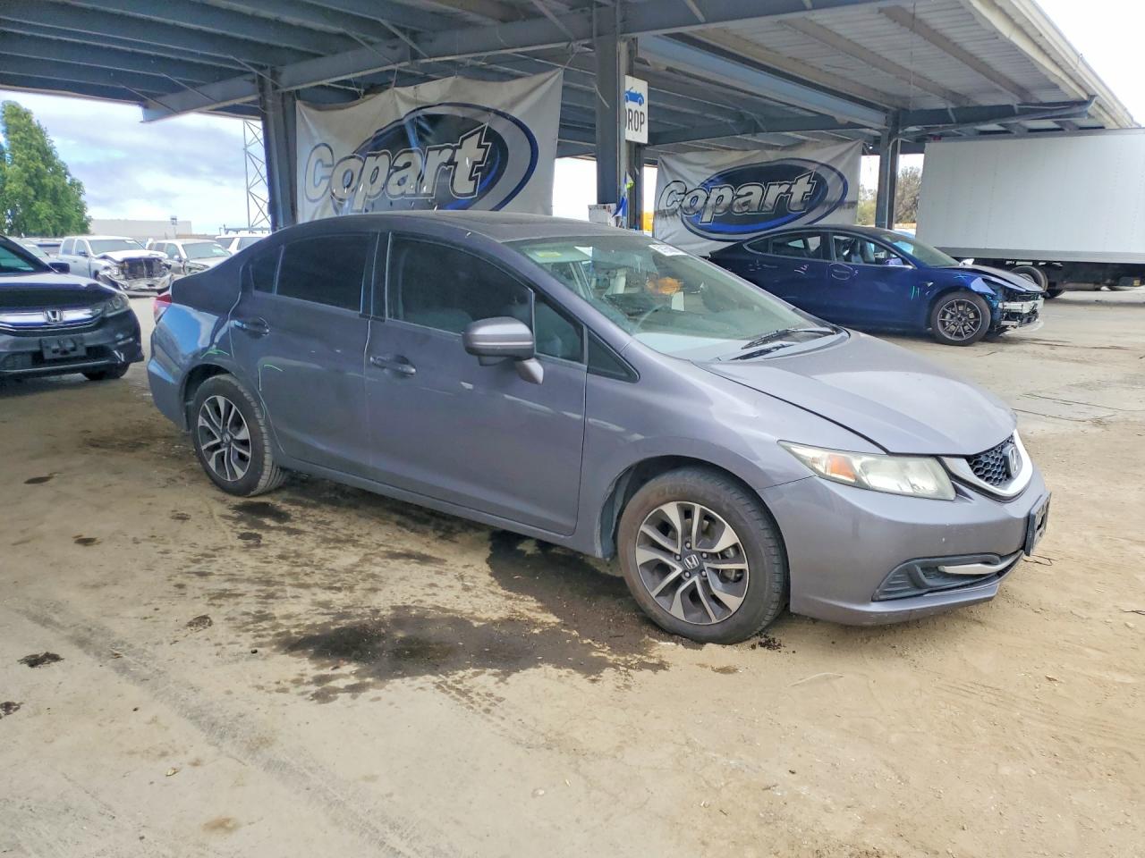 2014 Honda Civic Ex Gray vin: 19XFB2F84EE259165