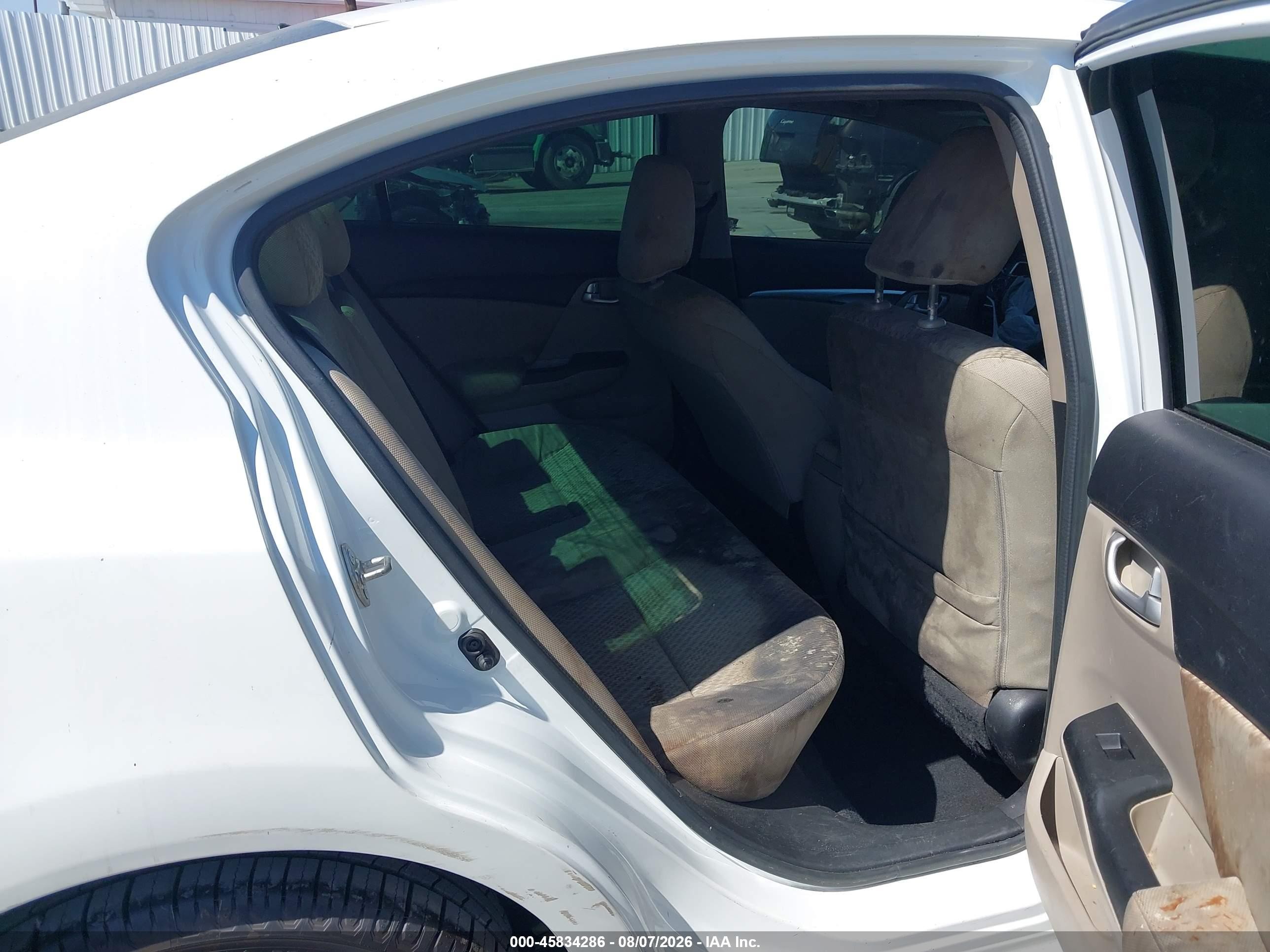 2014 Honda Civic Ex White vin: 19XFB2F84EE265757