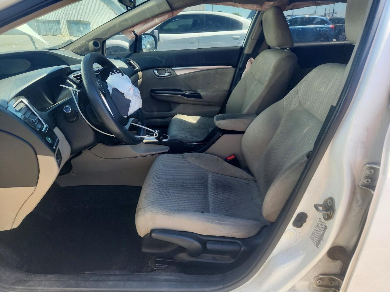 2014 Honda Civic Ex White vin: 19XFB2F84EE275270