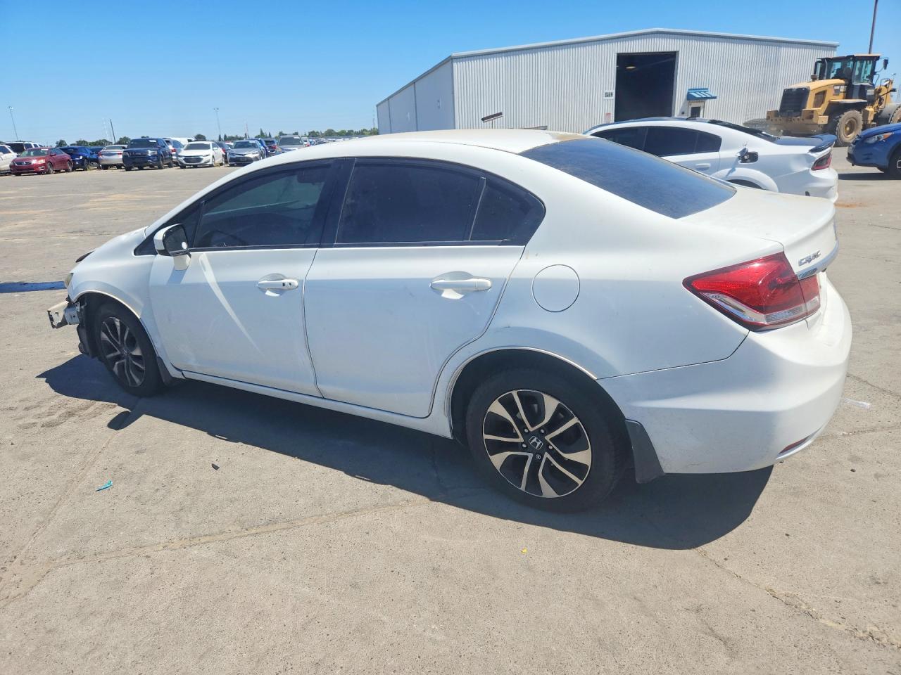 2014 Honda Civic Ex White vin: 19XFB2F84EE275270