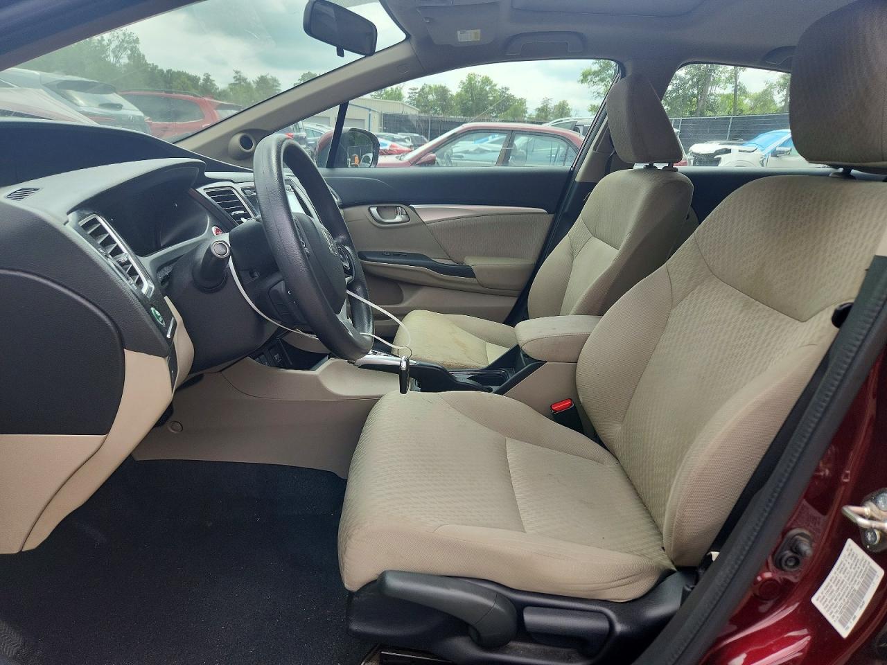2015 Honda Civic Ex Burgundy vin: 19XFB2F84FE008230