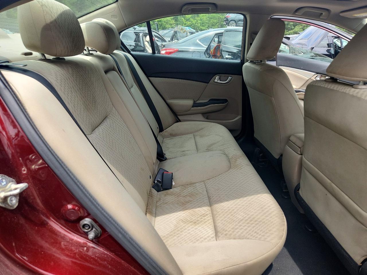 2015 Honda Civic Ex Burgundy vin: 19XFB2F84FE008230