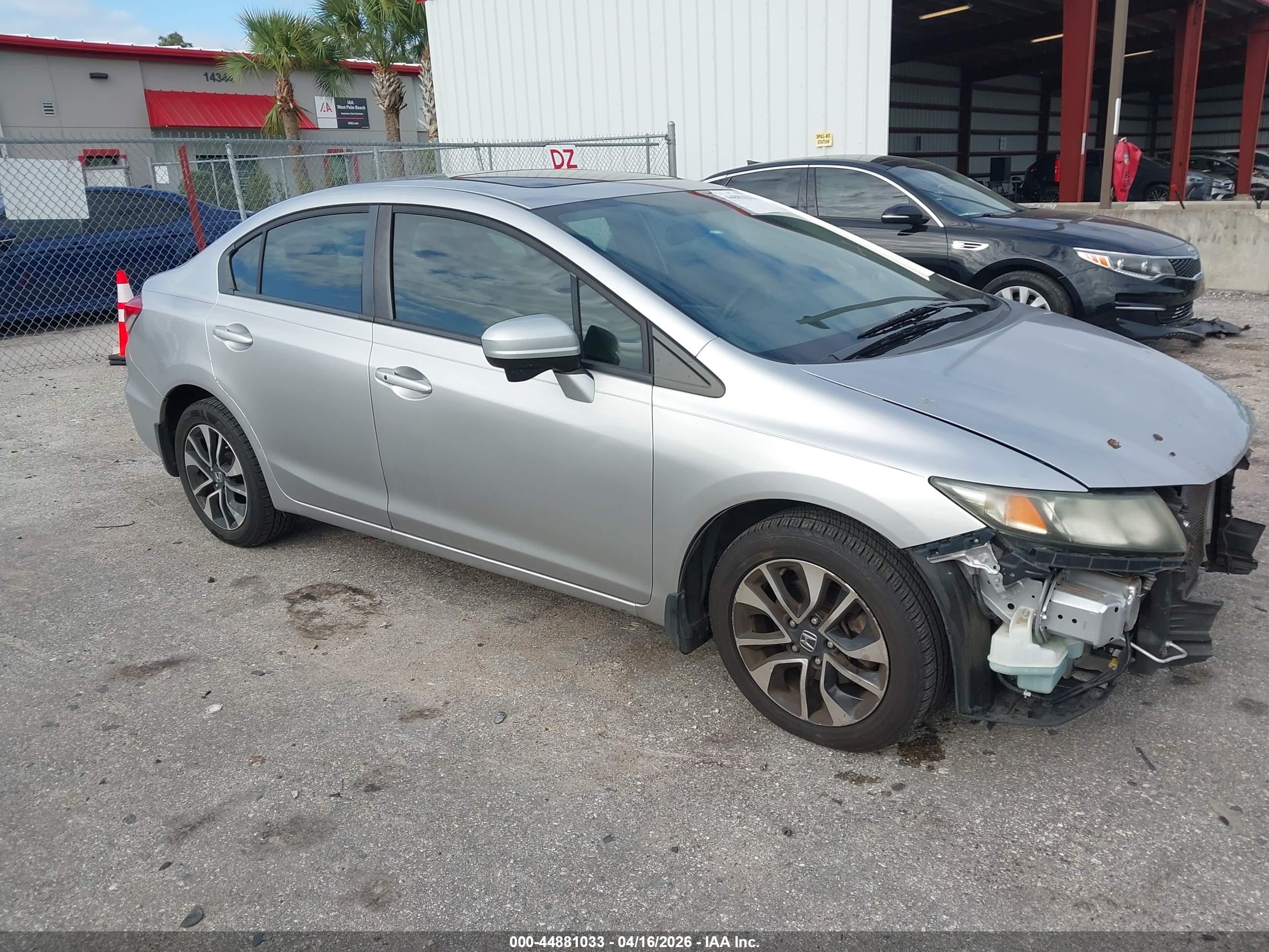 2015 Honda Civic Ex Silver vin: 19XFB2F84FE018871