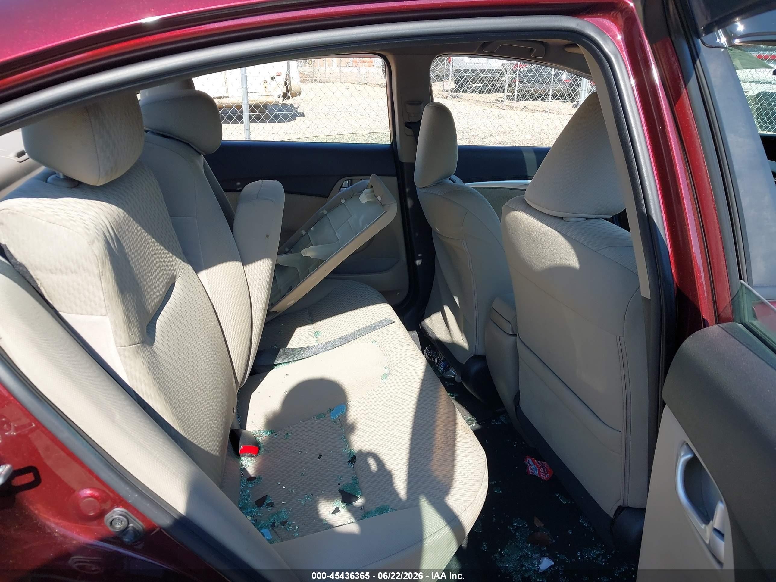 2015 Honda Civic Ex Burgundy vin: 19XFB2F84FE064863