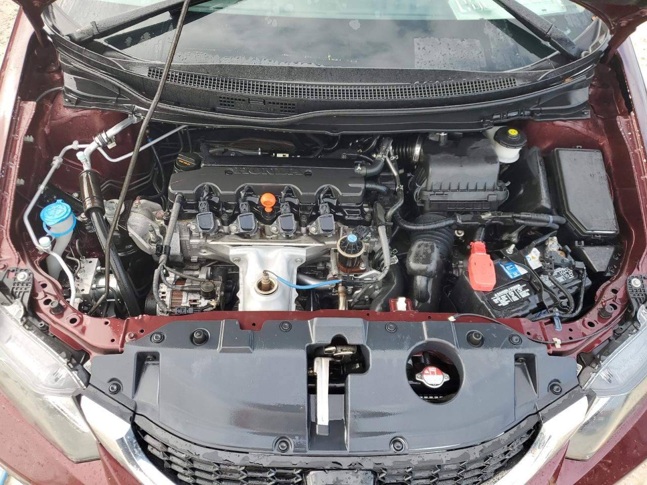 2015 Honda Civic Ex Burgundy vin: 19XFB2F84FE089794