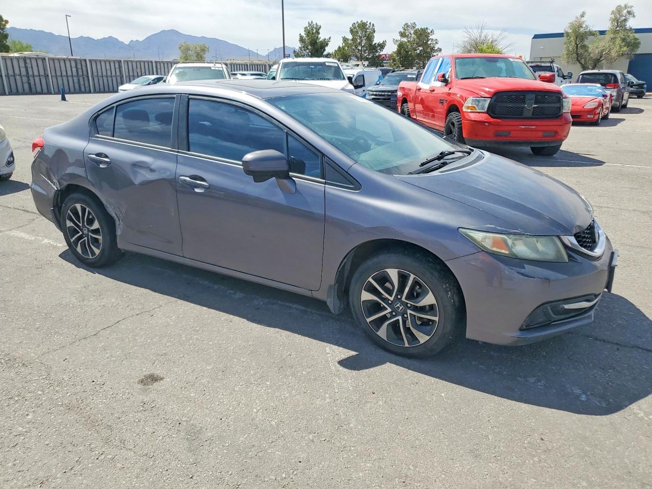 2015 Honda Civic Ex Gray vin: 19XFB2F84FE098401