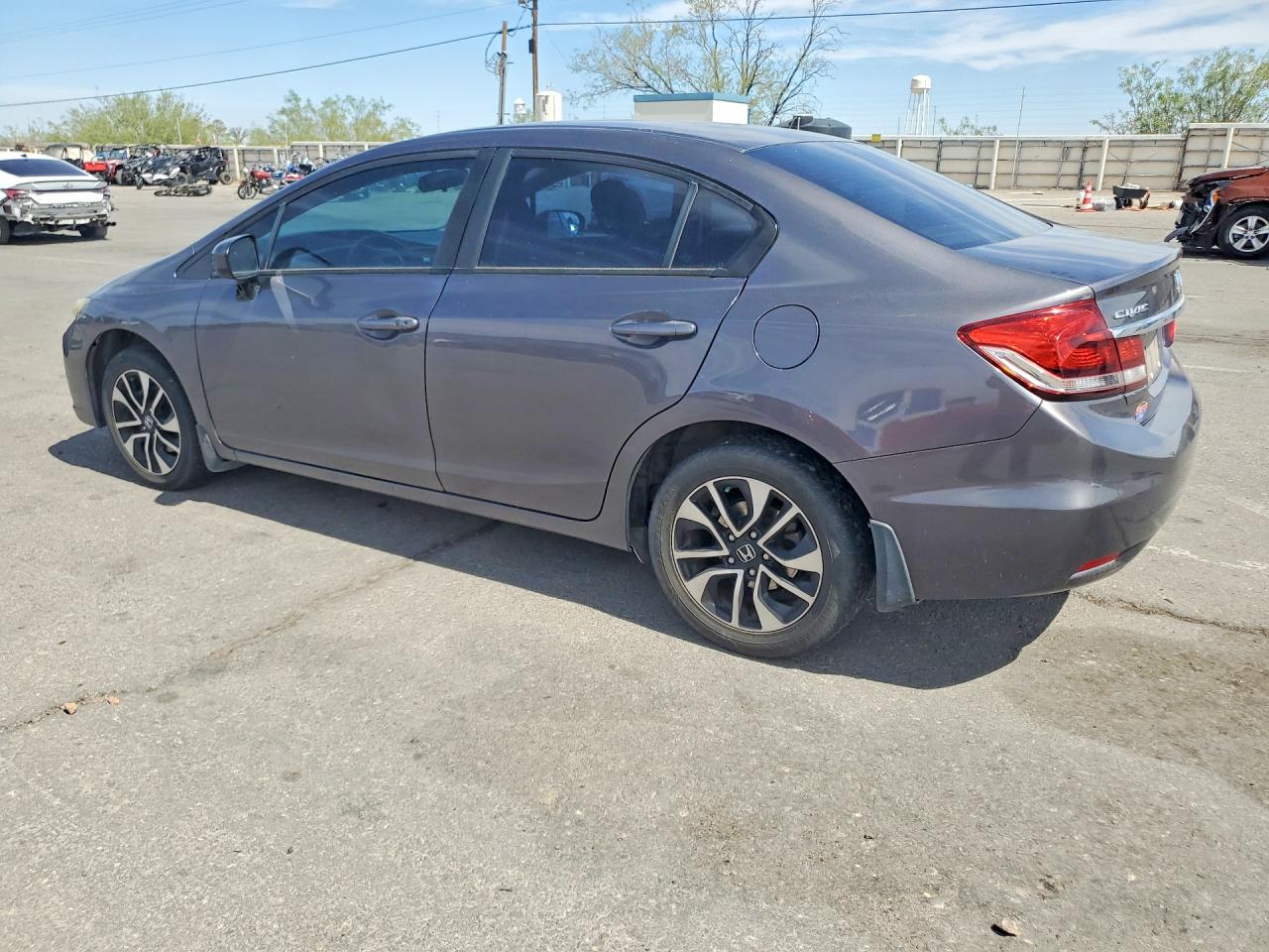 2015 Honda Civic Ex Gray vin: 19XFB2F84FE098401