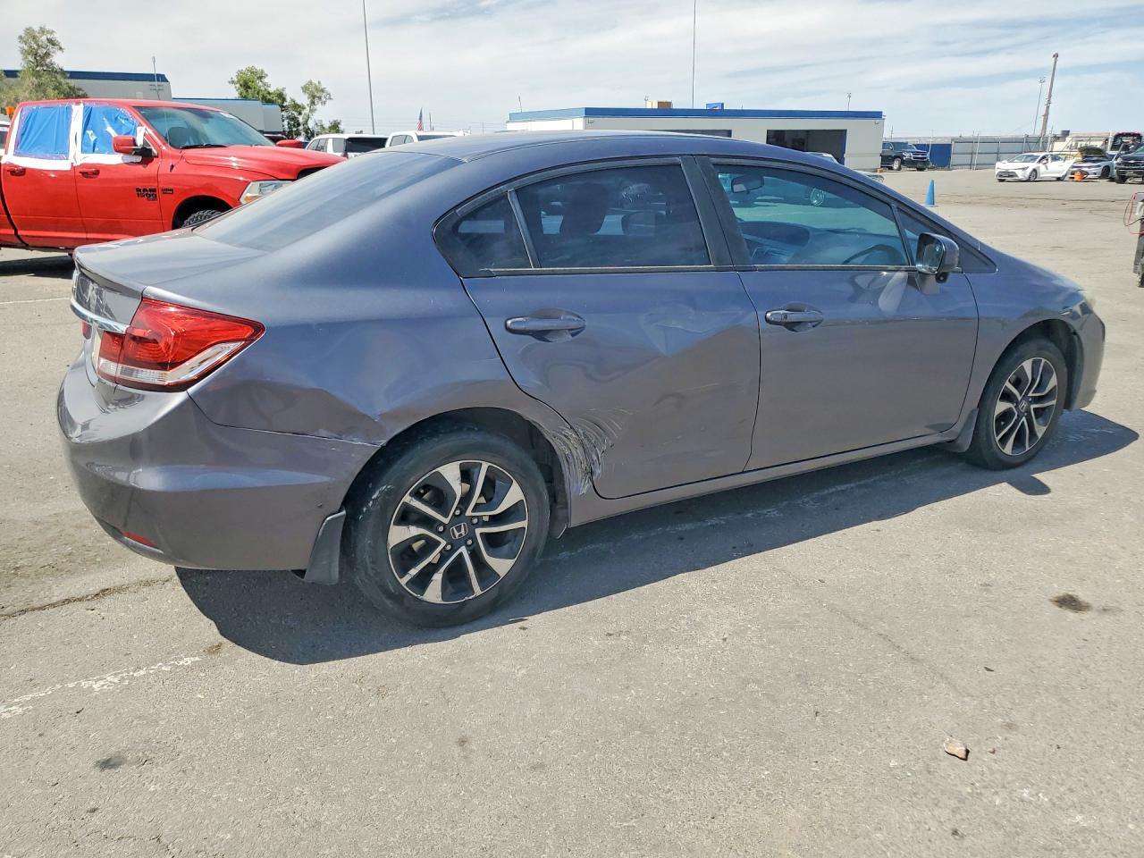 2015 Honda Civic Ex Gray vin: 19XFB2F84FE098401