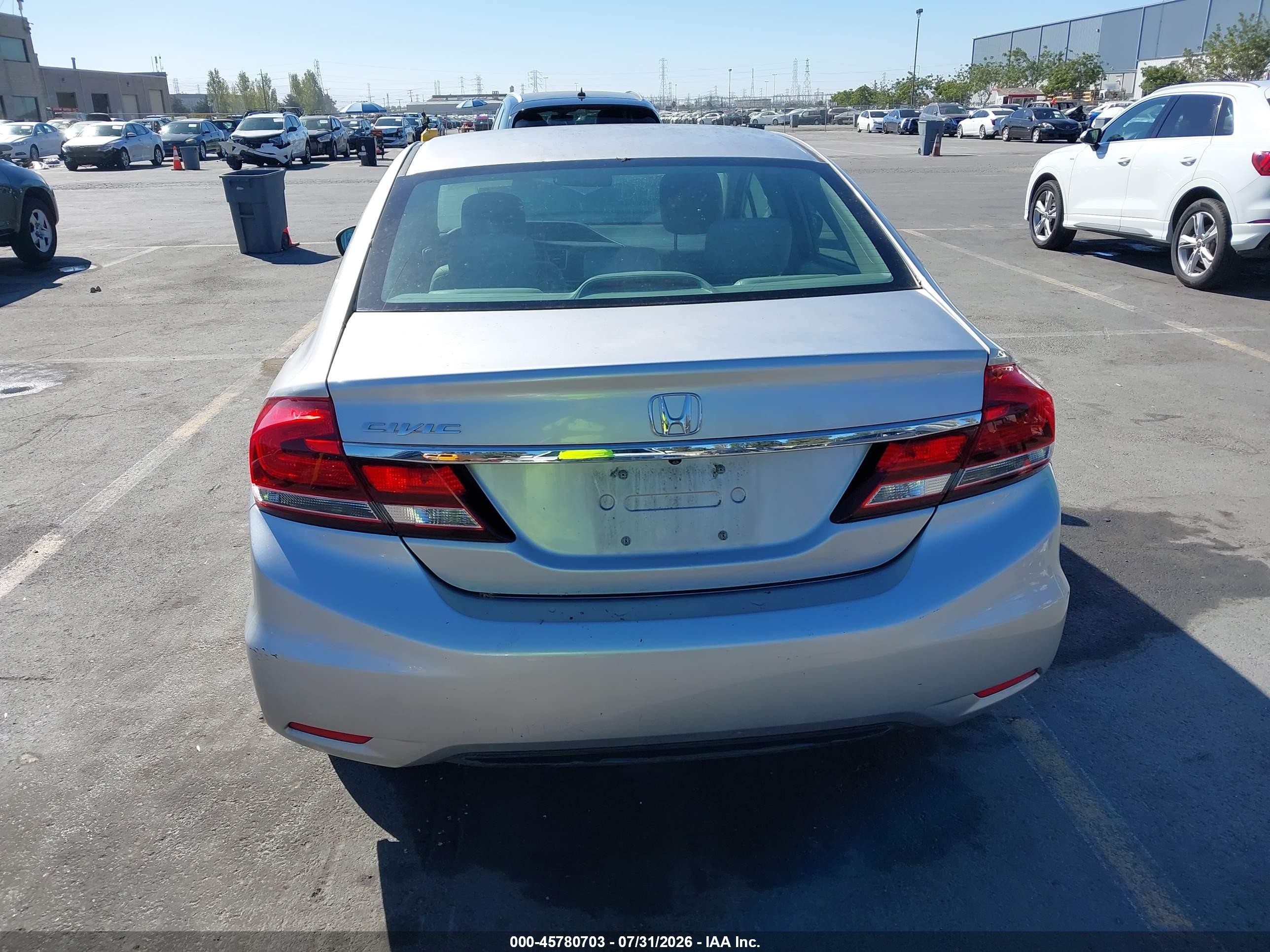 2015 Honda Civic Ex Silver vin: 19XFB2F84FE202644